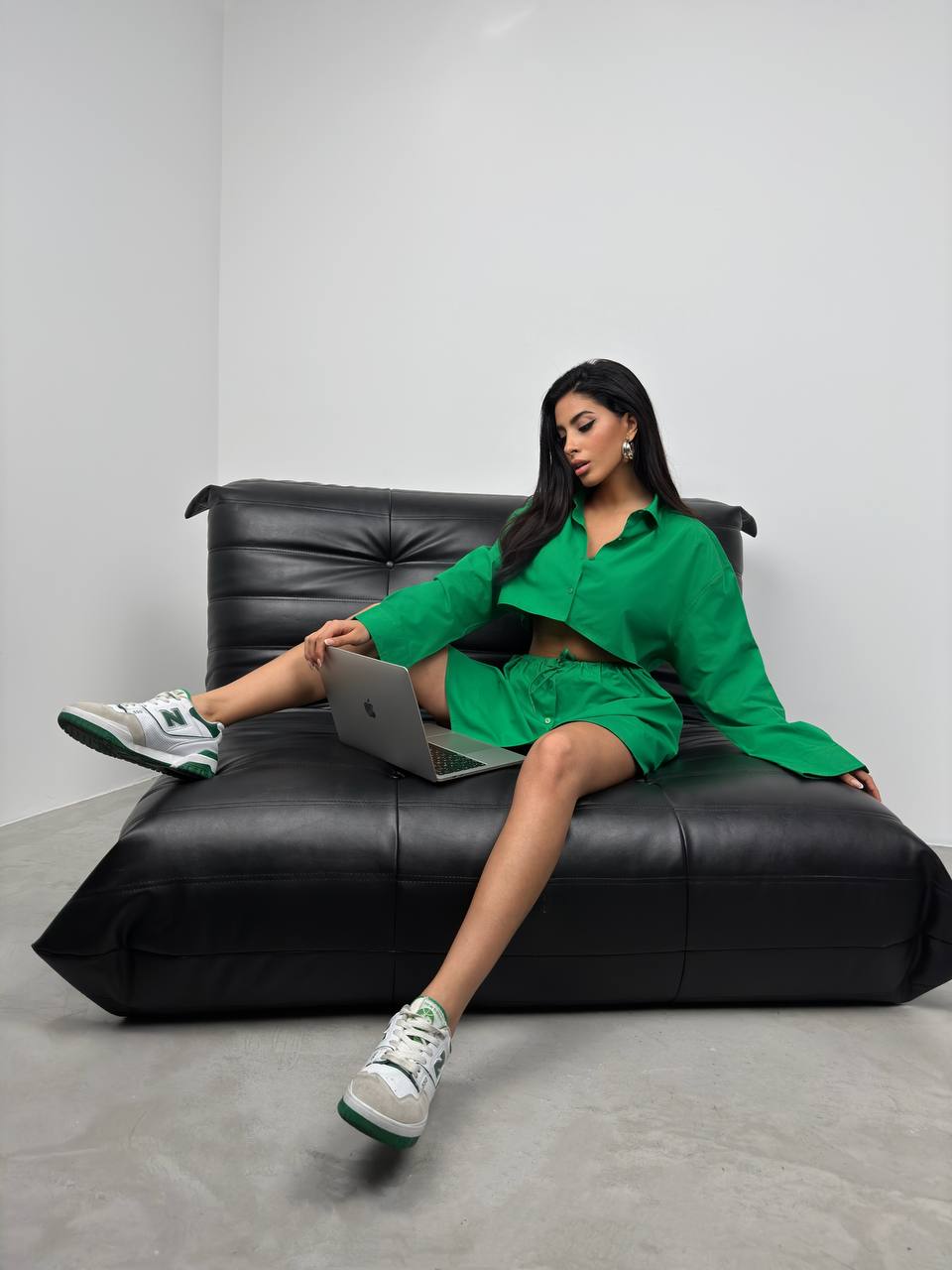 Buttoned Mini Skirt With Elastic Waist - Brand: Black Fashion - Women & Kids, Baby Clothes Wholesale - TheBS Women