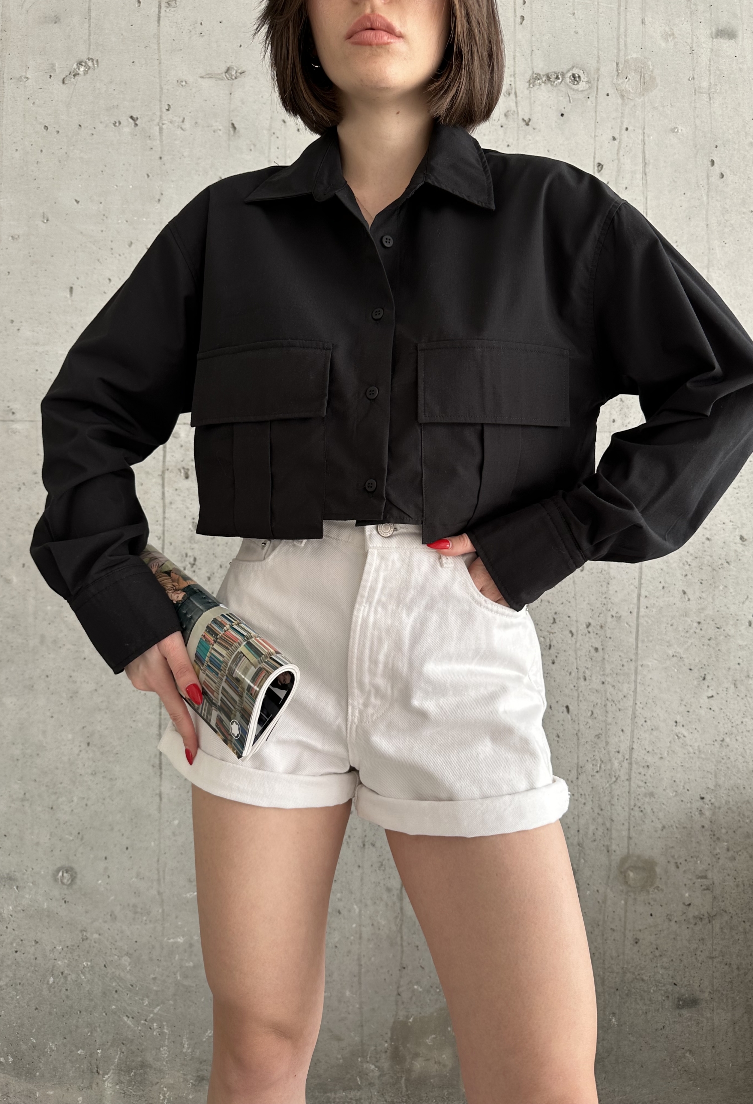 Shirt With Bellow Pocket - Brand: My Fashion - Women & Kids, Baby Clothes Wholesale - TheBS Women