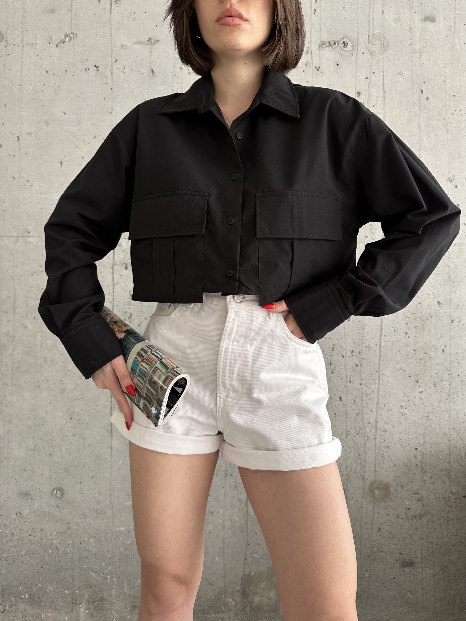 Shirt With Bellow Pocket – Brand: My Fashion – Women & Kids, Baby Clothes Wholesale – TheBS Women