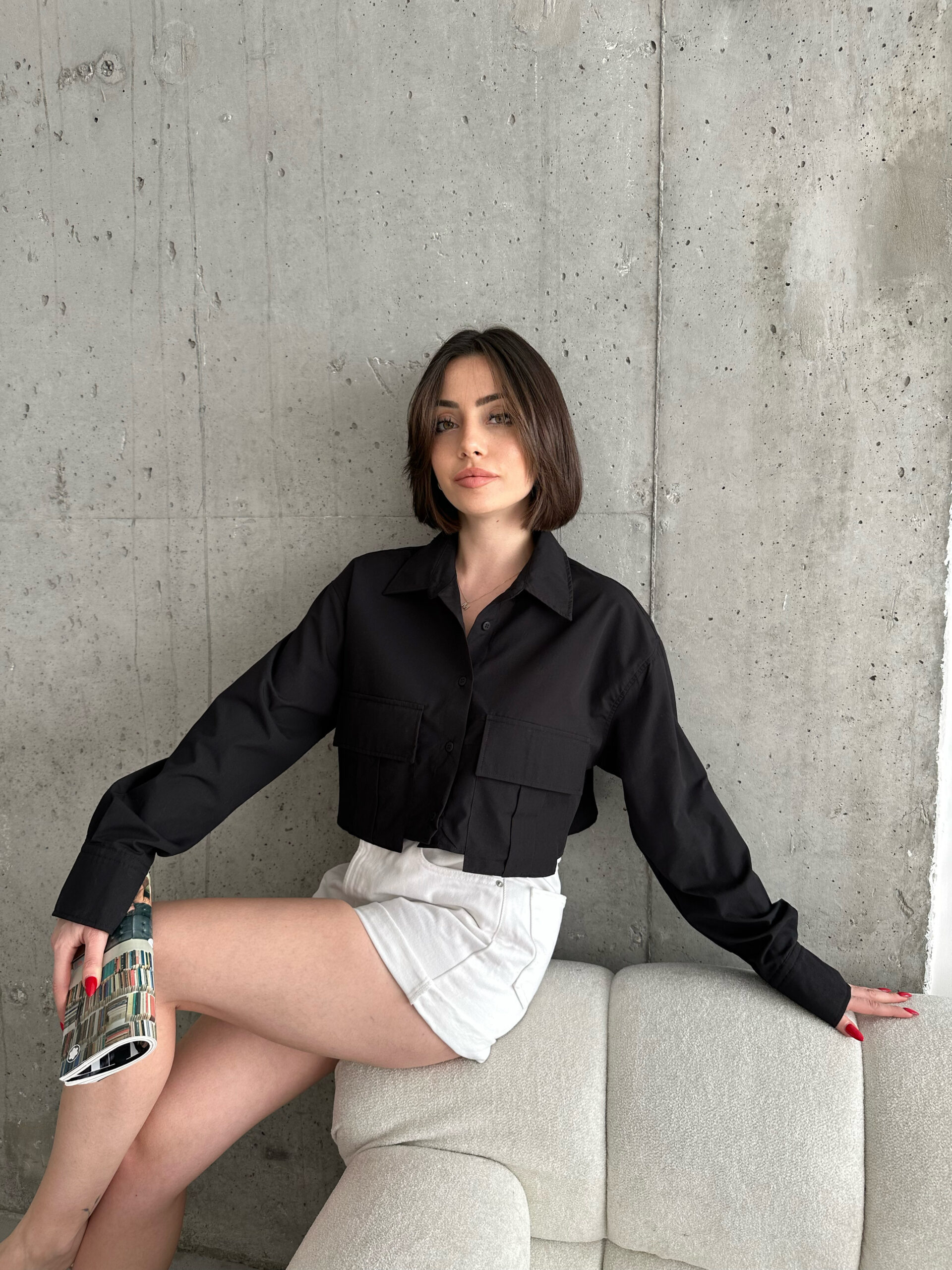 Shirt With Bellow Pocket – Brand: My Fashion – Women & Kids, Baby Clothes Wholesale – TheBS Women