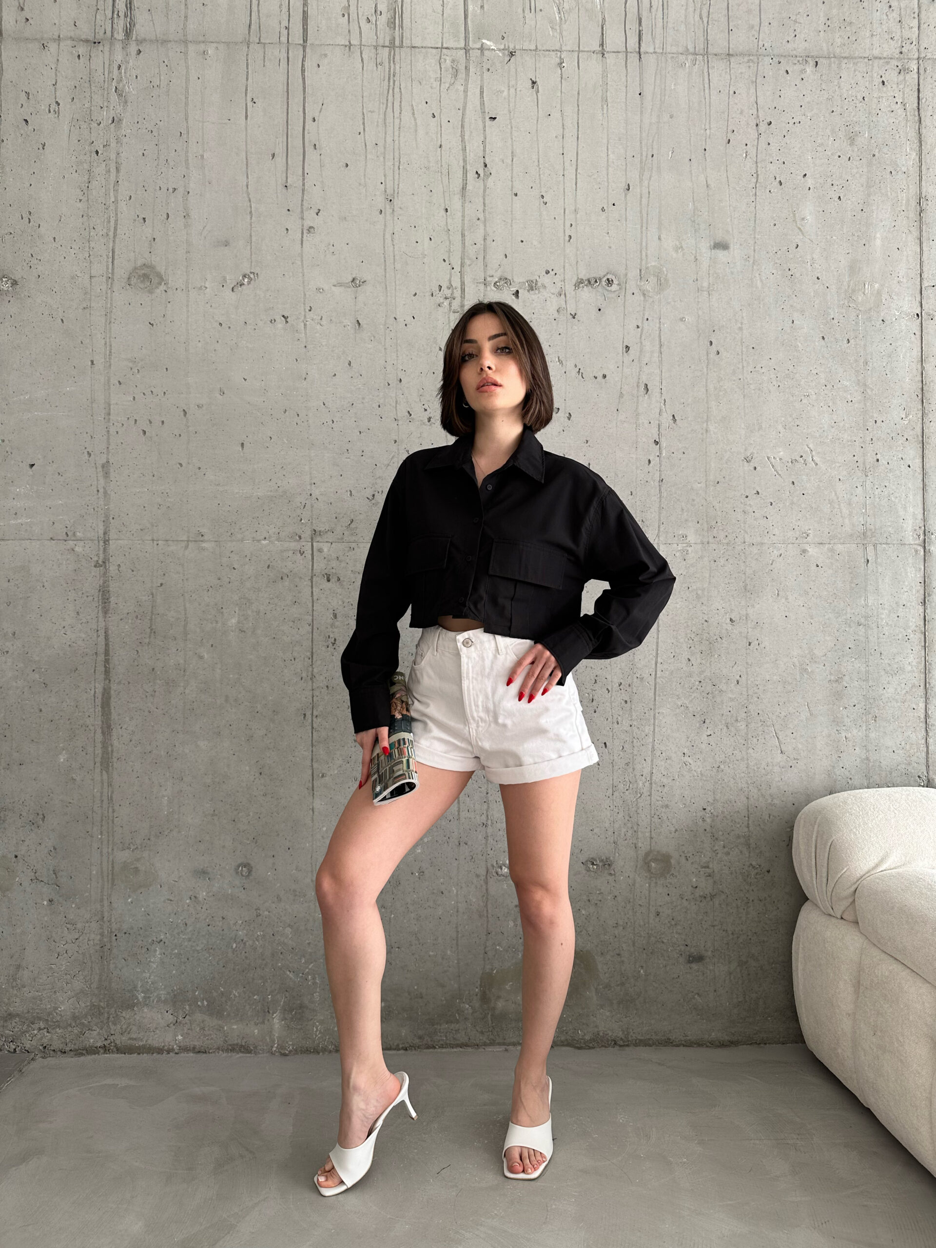 Shirt With Bellow Pocket – Brand: My Fashion – Women & Kids, Baby Clothes Wholesale – TheBS Women