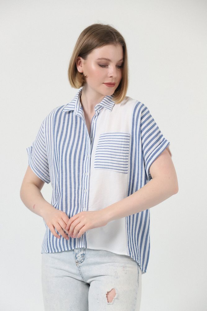 Striped Shirt - Brand: Topshow - Women & Kids, Baby Clothes Wholesale - TheBS Women