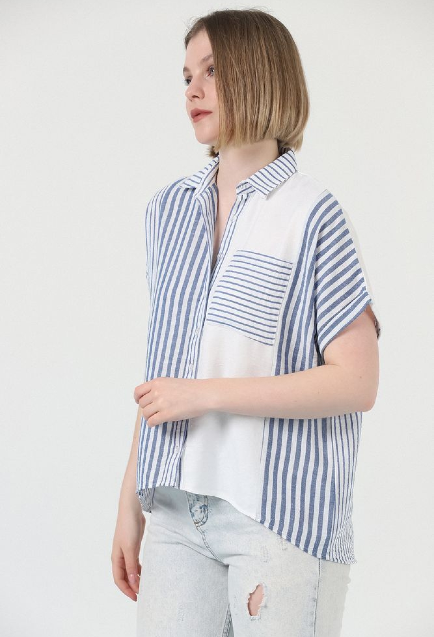 Striped Shirt - Brand: Topshow - Women & Kids, Baby Clothes Wholesale - TheBS Women