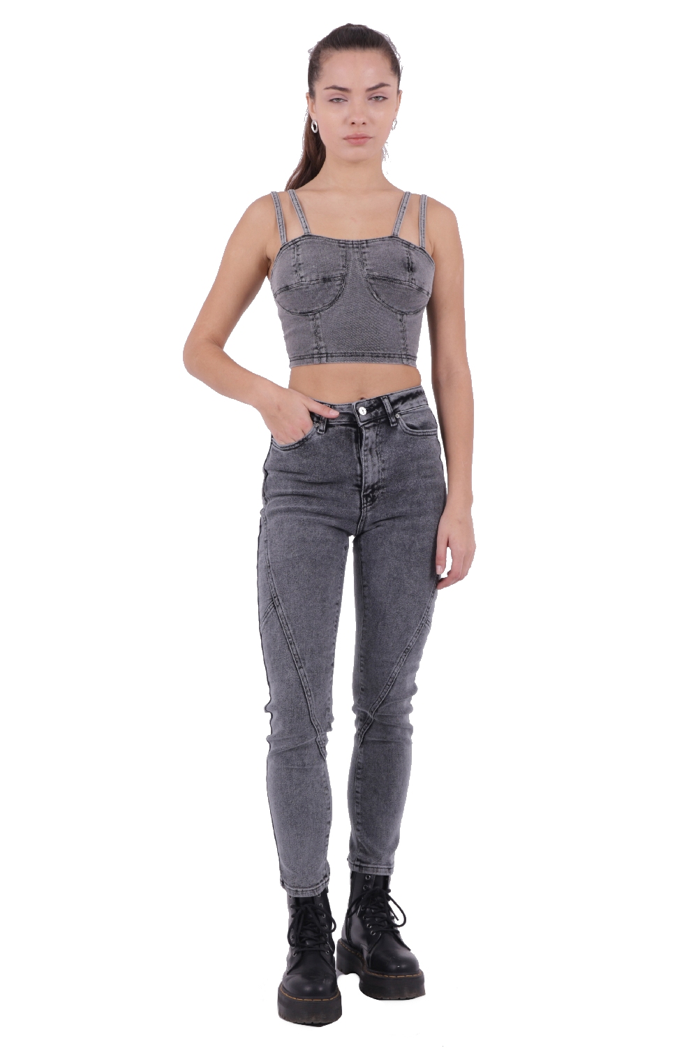 Jeans – Gray – Brand: XLove – Women & Kids, Baby Clothes Wholesale – TheBS Women