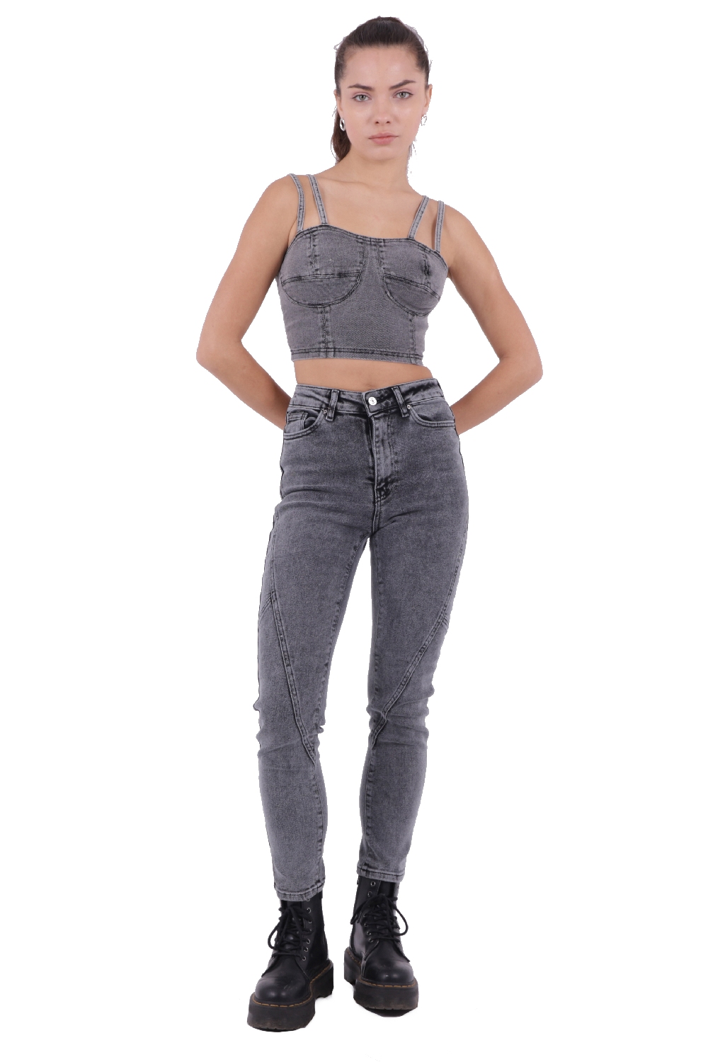 Jeans – Gray – Brand: XLove – Women & Kids, Baby Clothes Wholesale – TheBS Women