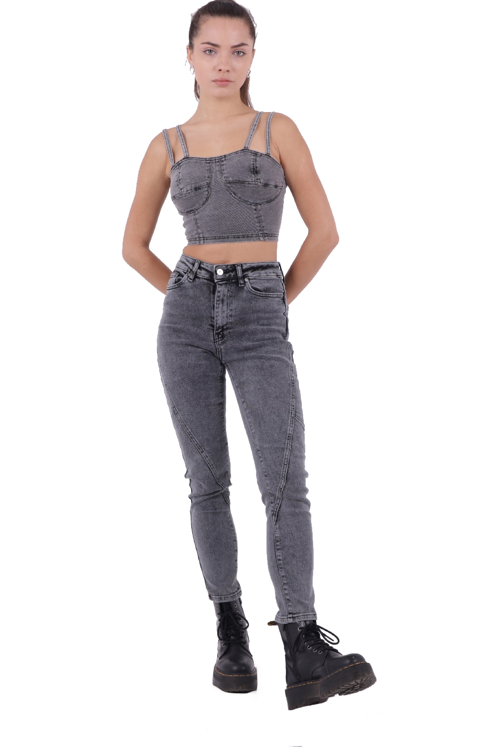 Jeans – Gray – Brand: XLove – Women & Kids, Baby Clothes Wholesale – TheBS Women
