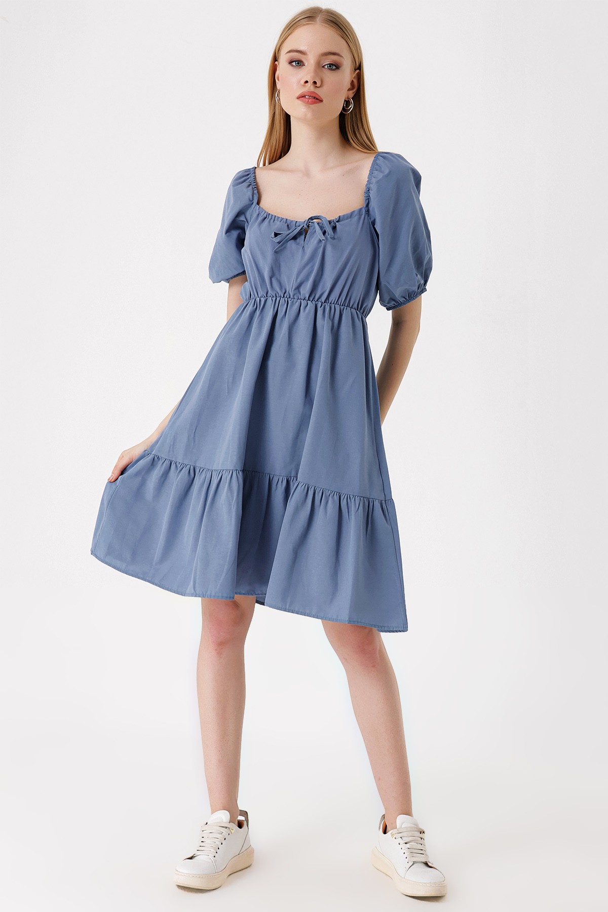 Flared Poplin Dress – Brand: Bigdart – Women & Kids, Baby Clothes Wholesale – TheBS Women