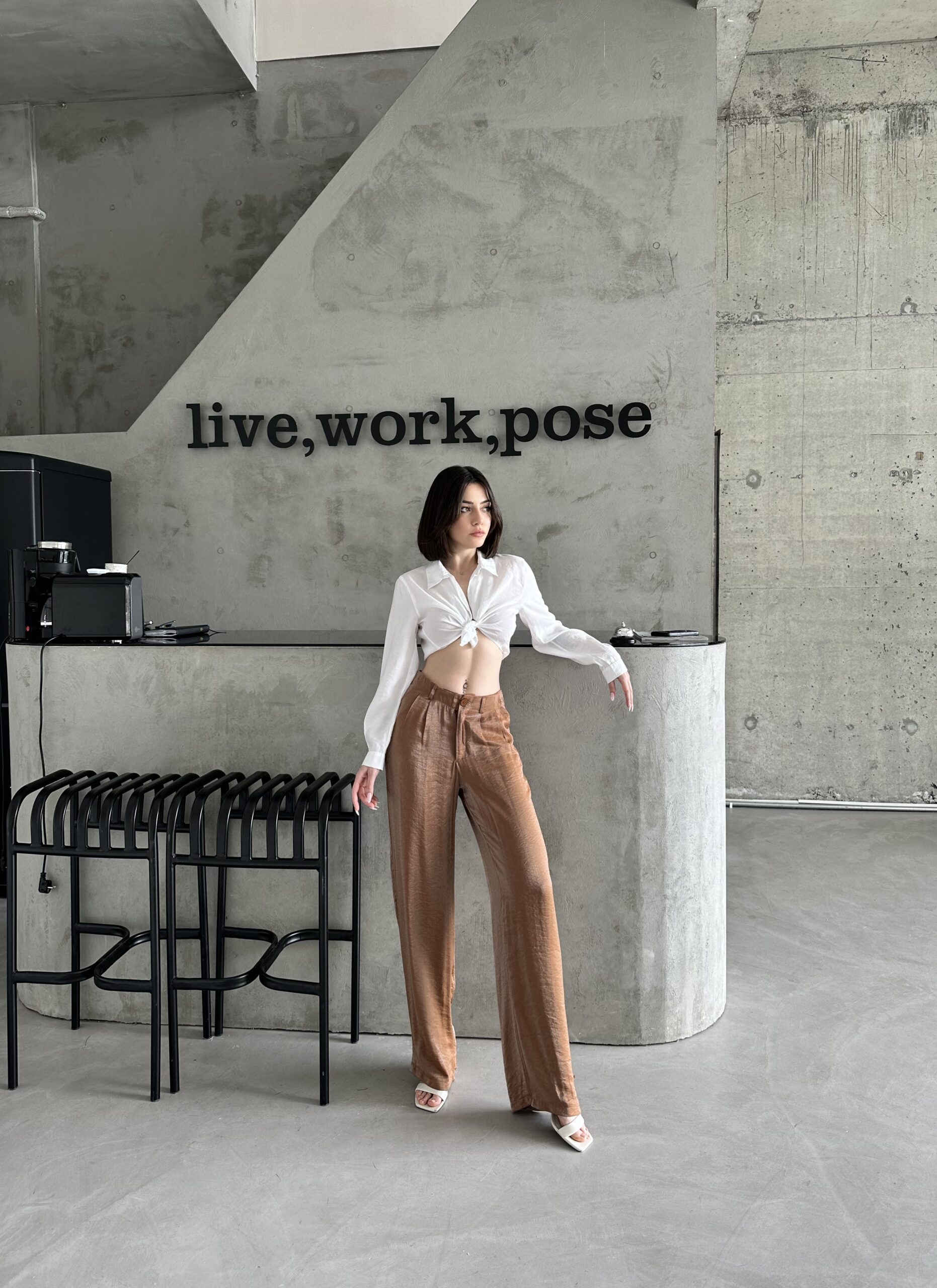 Lurex Woven Trousers – Brand: My Fashion – Women & Kids, Baby Clothes Wholesale – TheBS Women