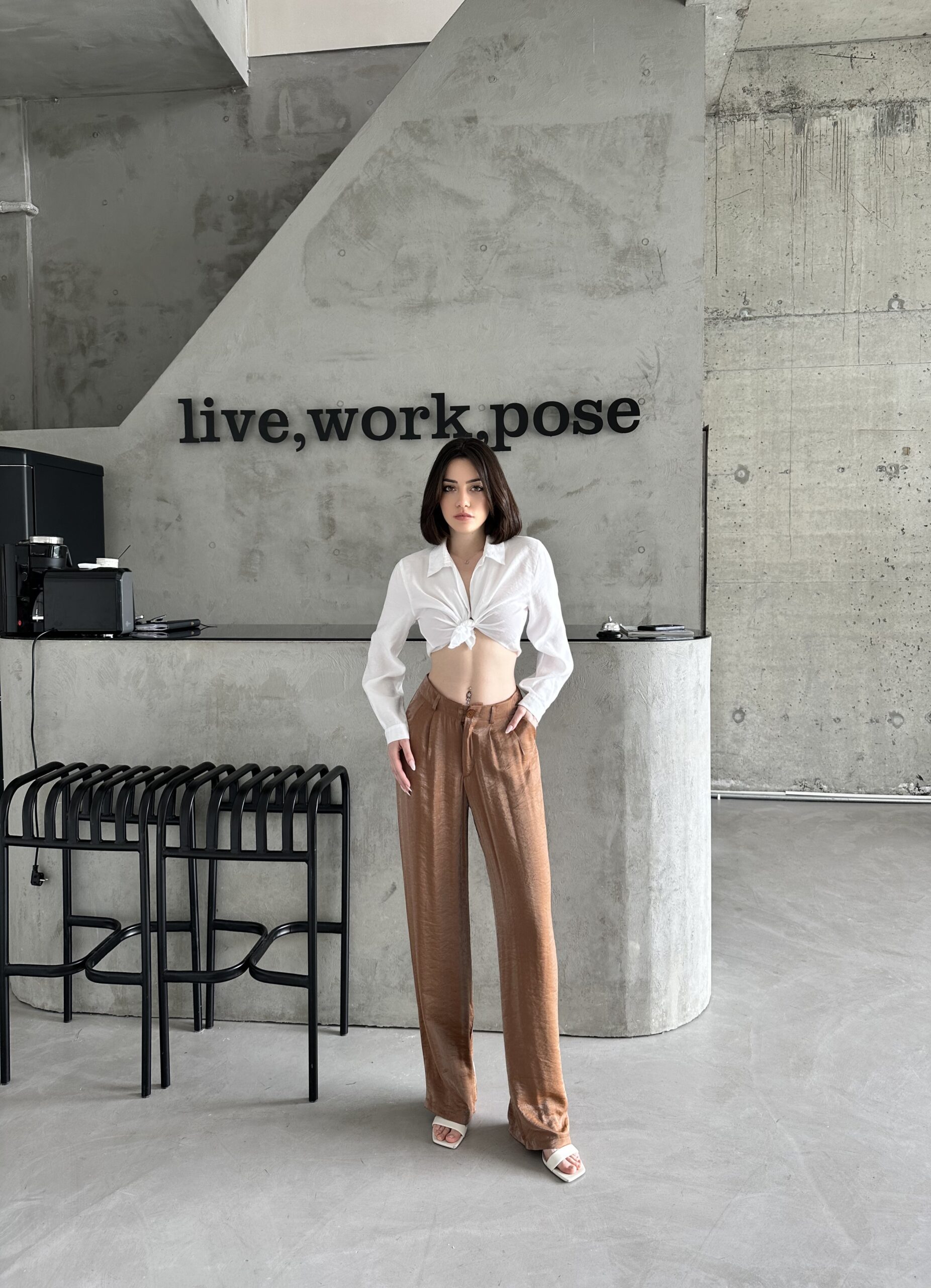 Lurex Woven Trousers – Brand: My Fashion – Women & Kids, Baby Clothes Wholesale – TheBS Women