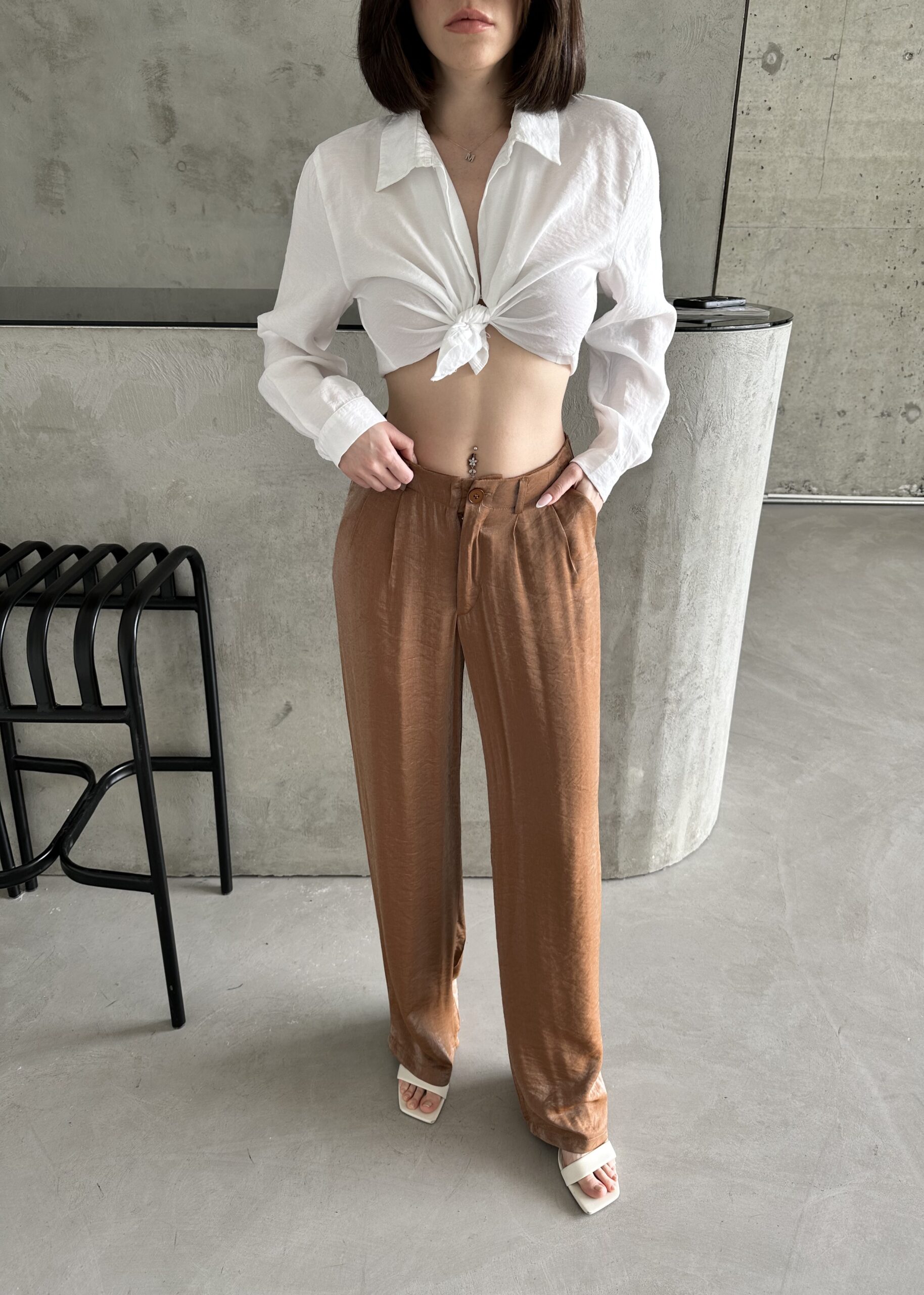 Lurex Woven Trousers – Brand: My Fashion – Women & Kids, Baby Clothes Wholesale – TheBS Women