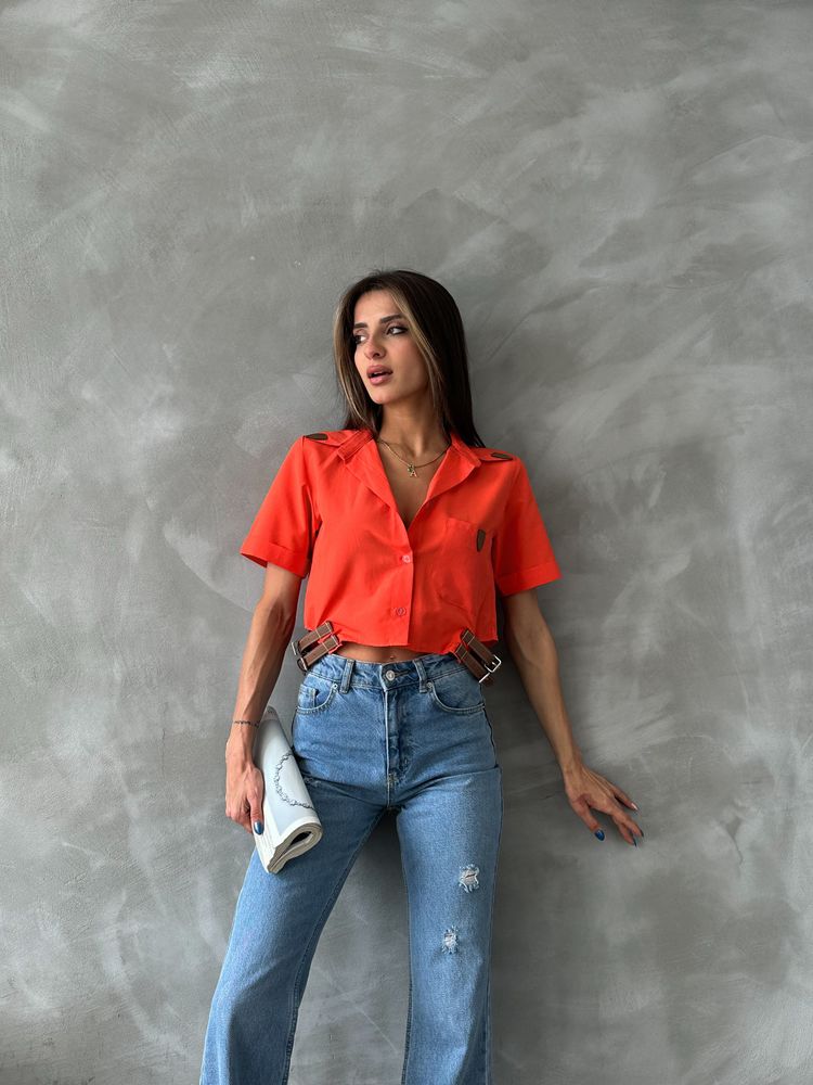 Belt Detailed Shirt – Brand: Topshow – Women & Kids, Baby Clothes Wholesale – TheBS Women