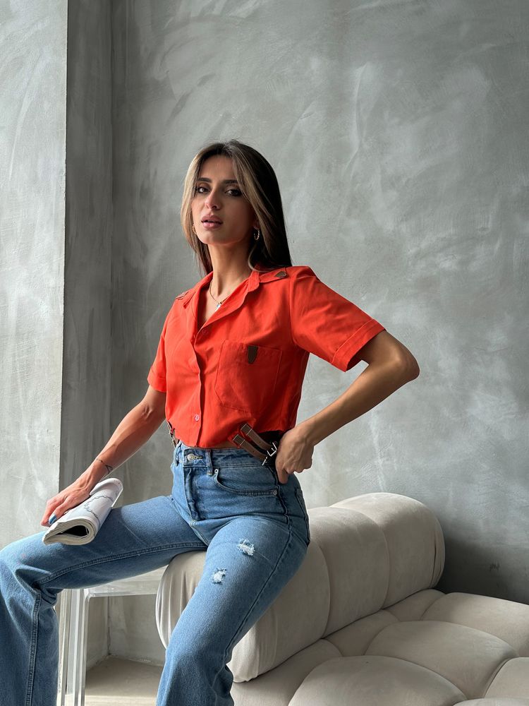 Belt Detailed Shirt – Brand: Topshow – Women & Kids, Baby Clothes Wholesale – TheBS Women