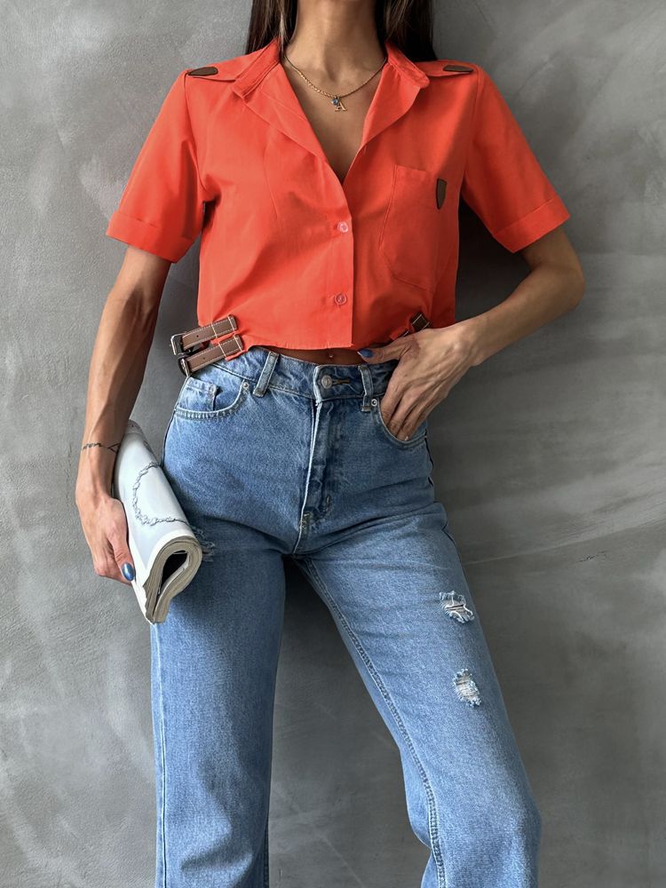 Belt Detailed Shirt – Brand: Topshow – Women & Kids, Baby Clothes Wholesale – TheBS Women