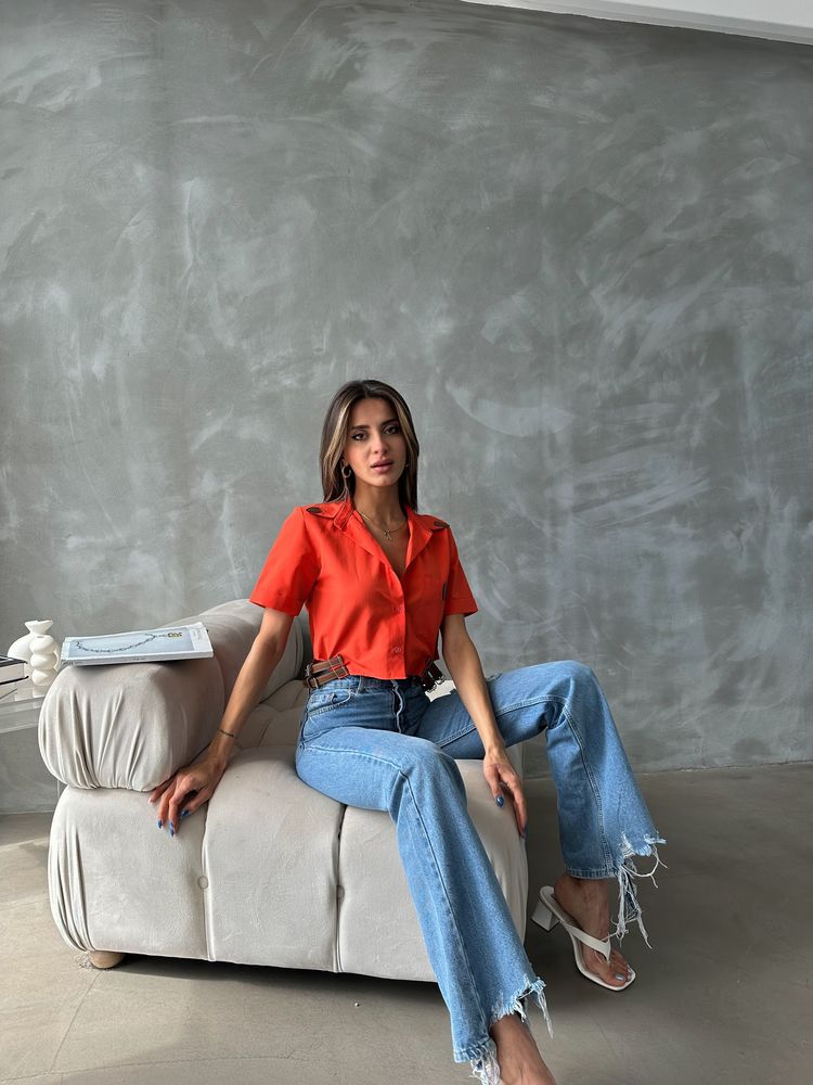 Belt Detailed Shirt – Brand: Topshow – Women & Kids, Baby Clothes Wholesale – TheBS Women