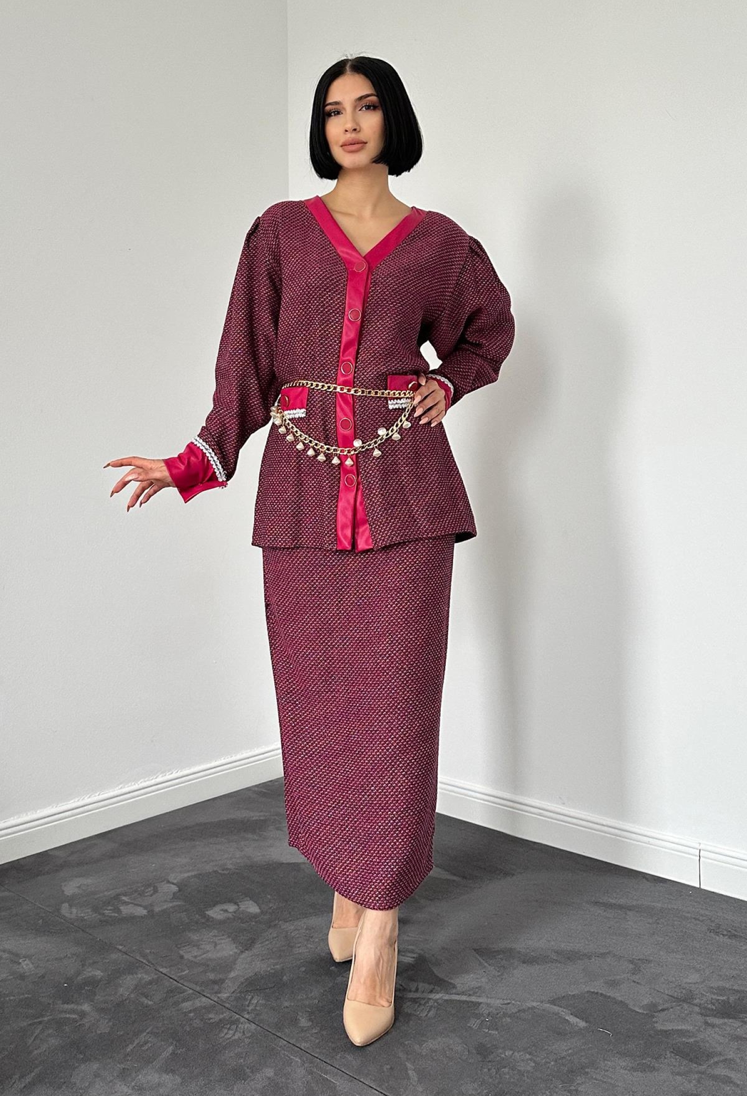 Glitter Twill Suit - Brand: Elisa - Women & Kids, Baby Clothes Wholesale - TheBS Women