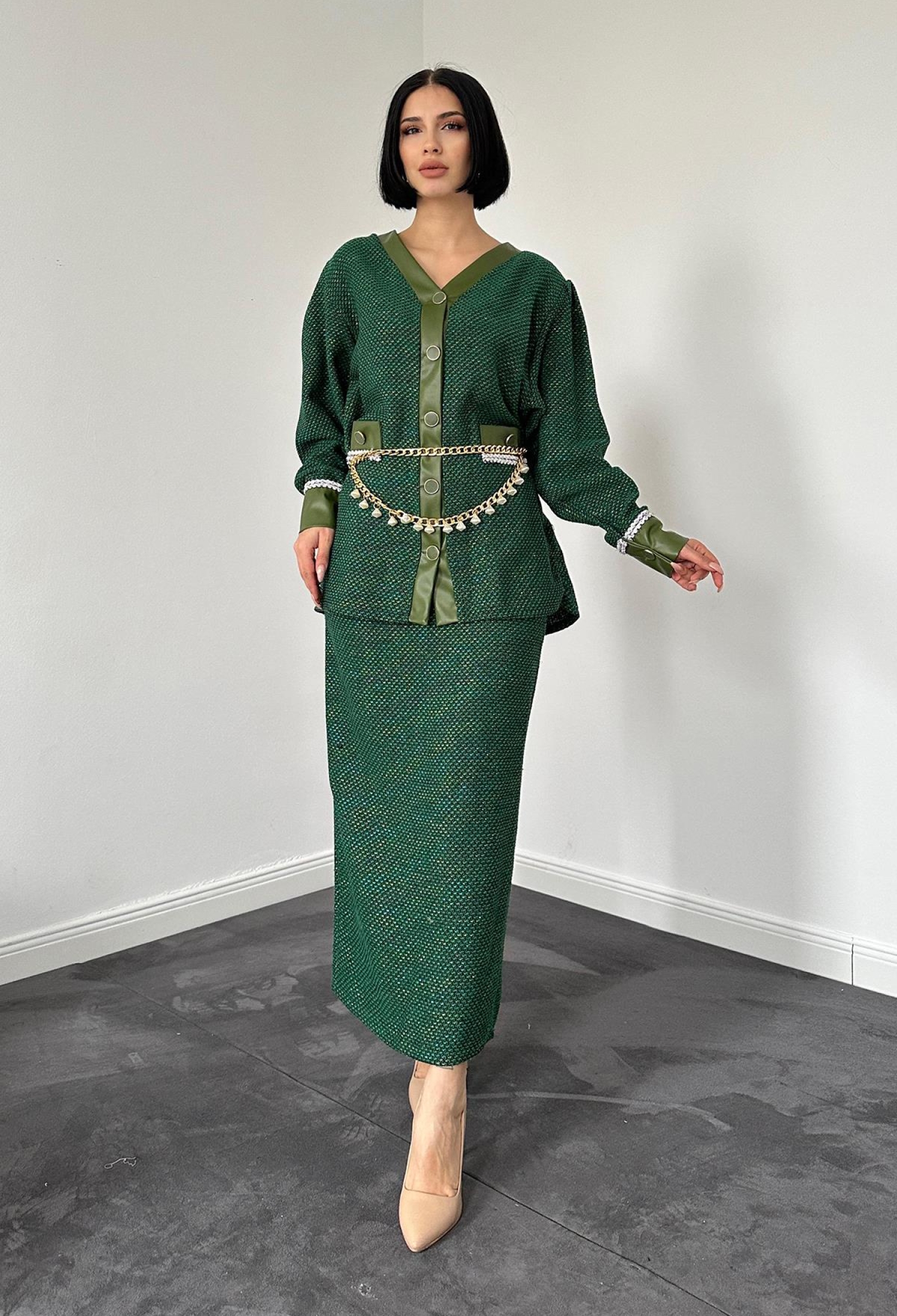 Glitter Twill Suit - Brand: Elisa - Women & Kids, Baby Clothes Wholesale - TheBS Women