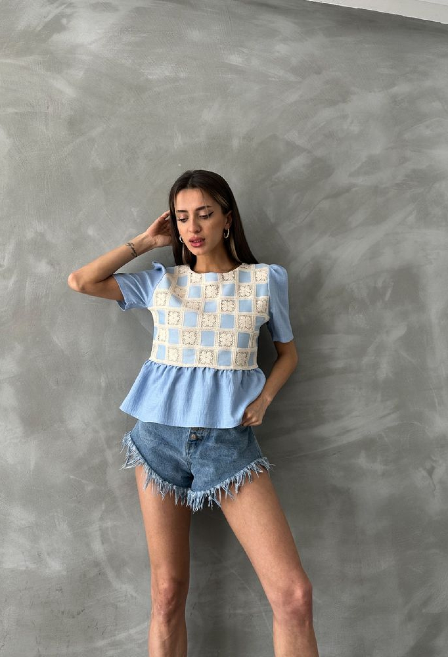 Lace Detailed Blouse - Brand: Topshow - Women & Kids, Baby Clothes Wholesale - TheBS Women