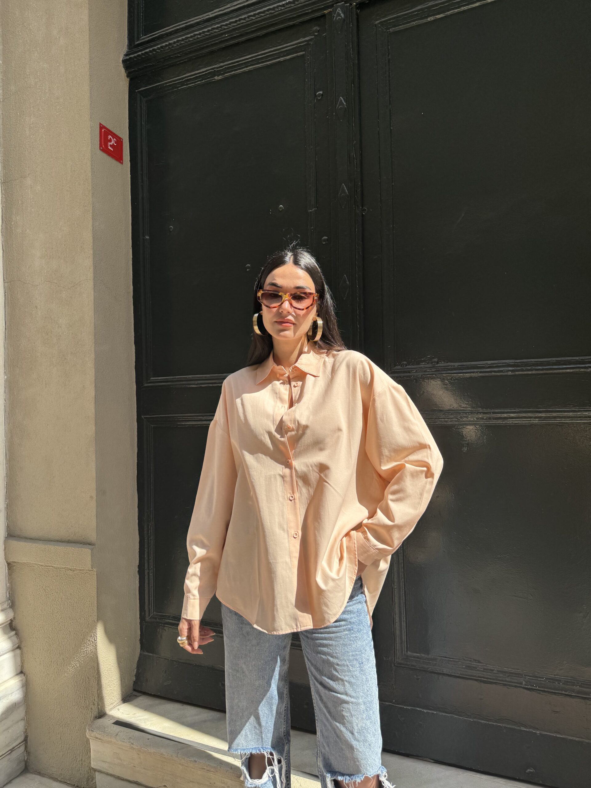 Salmon Wide Cut Basic Shirt – Brand: First Angels – Women & Kids, Baby Clothes Wholesale – TheBS Women