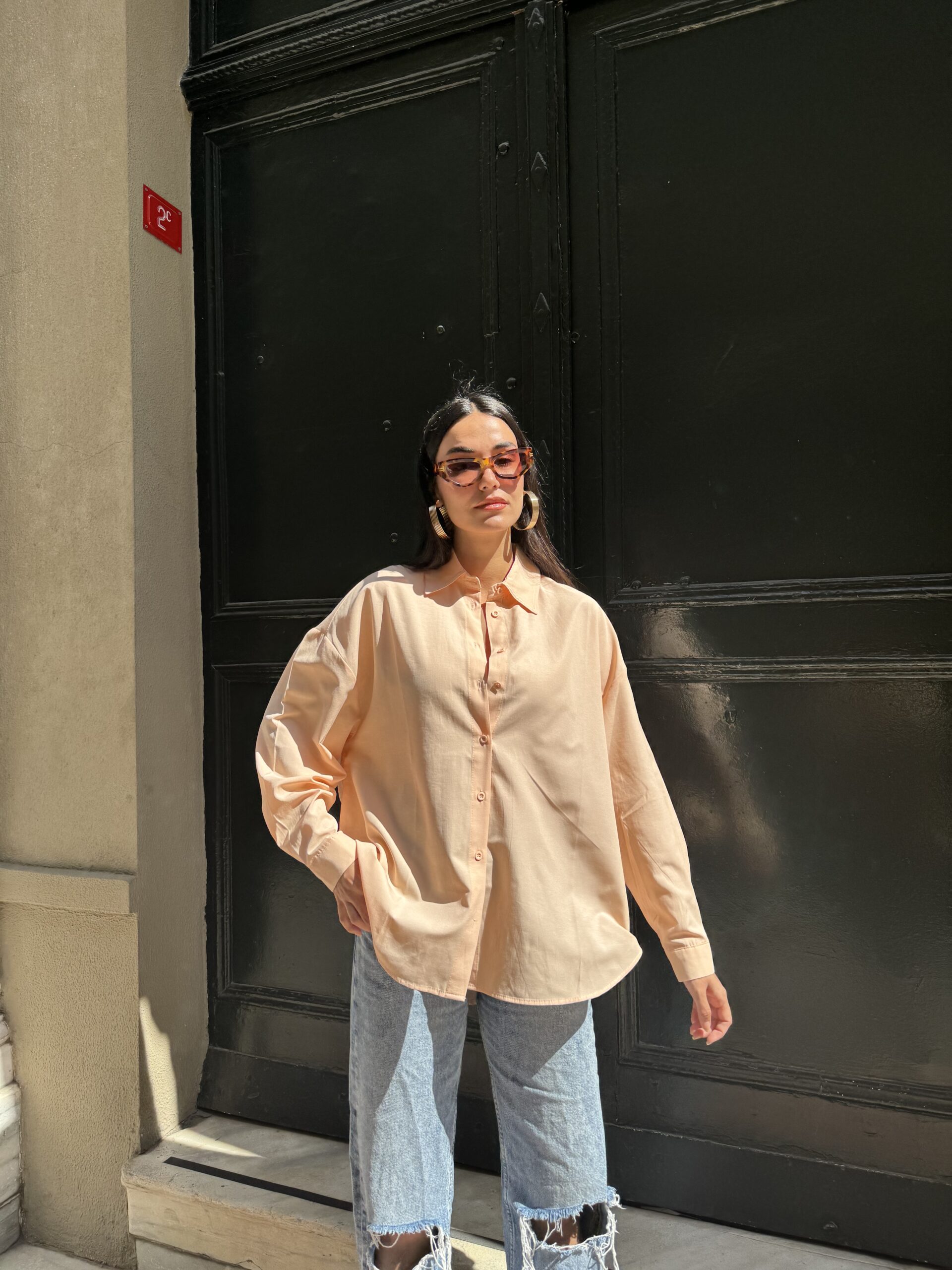 Salmon Wide Cut Basic Shirt – Brand: First Angels – Women & Kids, Baby Clothes Wholesale – TheBS Women