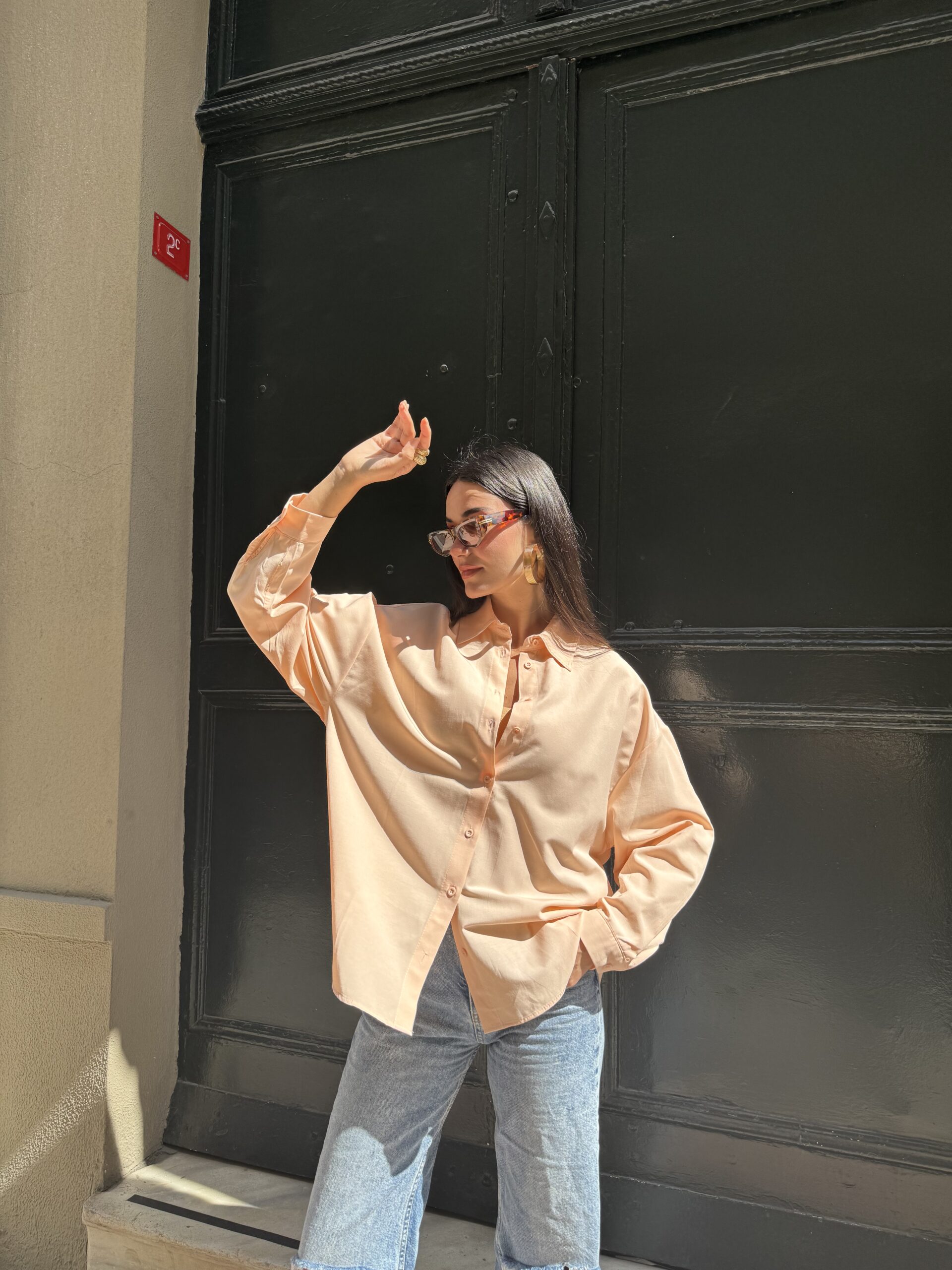 Salmon Wide Cut Basic Shirt – Brand: First Angels – Women & Kids, Baby Clothes Wholesale – TheBS Women