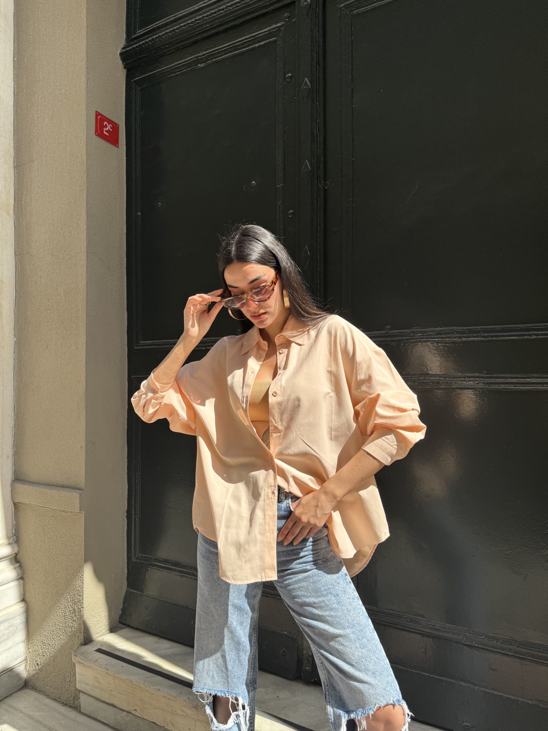 Salmon Wide Cut Basic Shirt – Brand: First Angels – Women & Kids, Baby Clothes Wholesale – TheBS Women