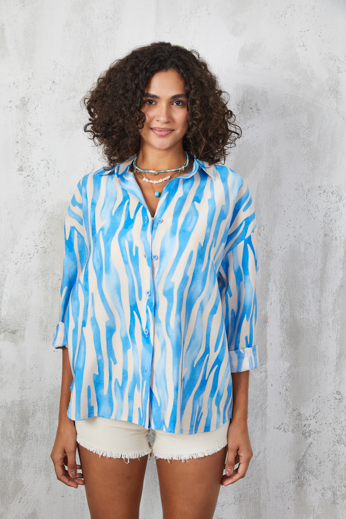 Modal Zebra Patterned Shirt - Brand: First Angels - Women & Kids, Baby Clothes Wholesale - TheBS Women