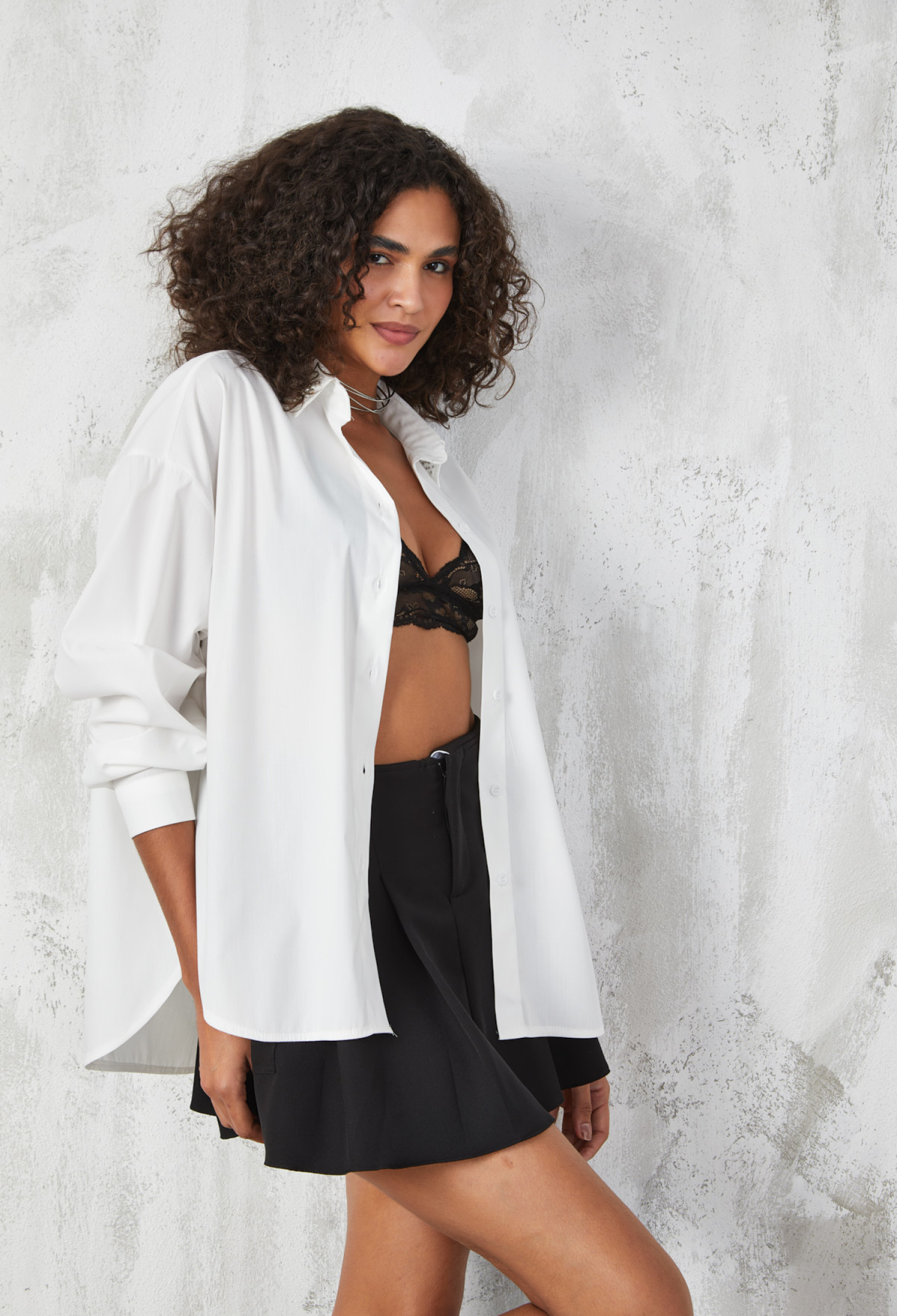 Collar Stone Detailed Shirt - Brand: First Angels - Women & Kids, Baby Clothes Wholesale - TheBS Women