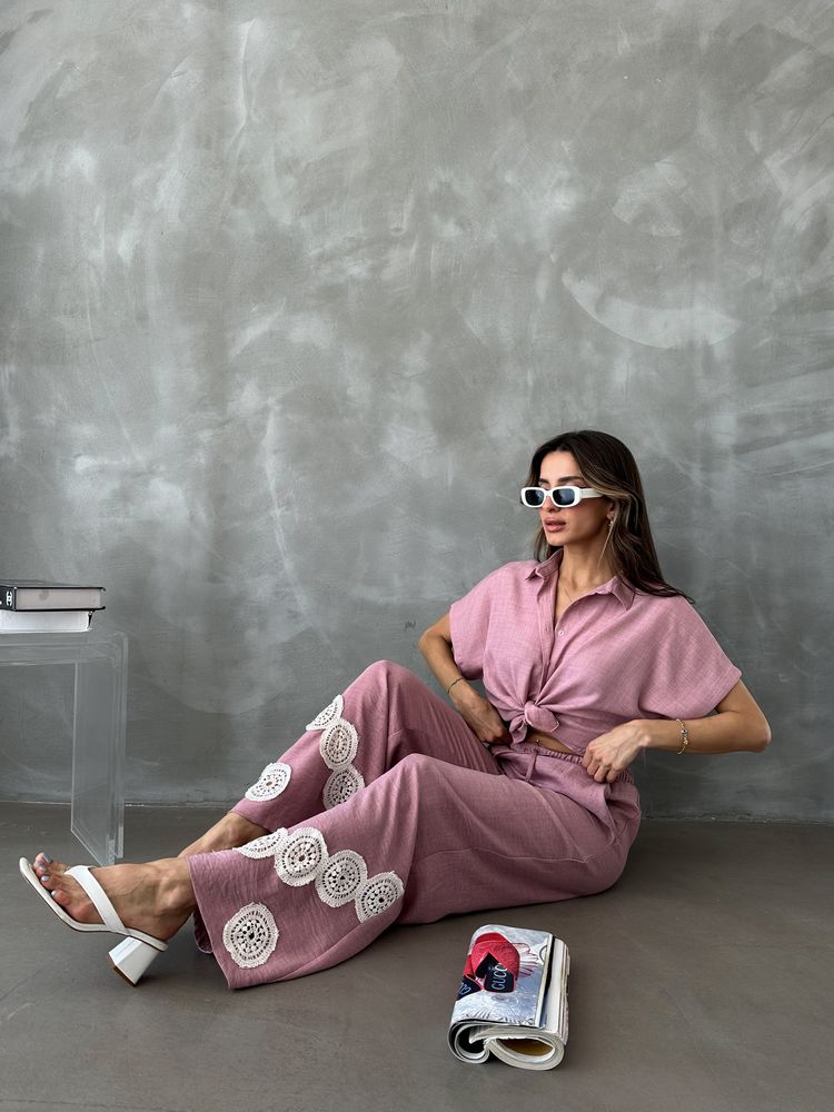 Powder Laced Trousers – Brand: Topshow – Women & Kids, Baby Clothes Wholesale – TheBS Women