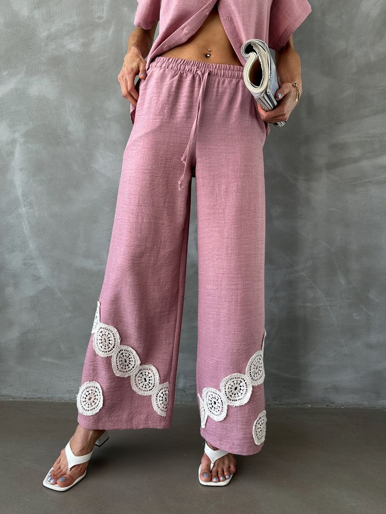 Powder Laced Trousers – Brand: Topshow – Women & Kids, Baby Clothes Wholesale – TheBS Women