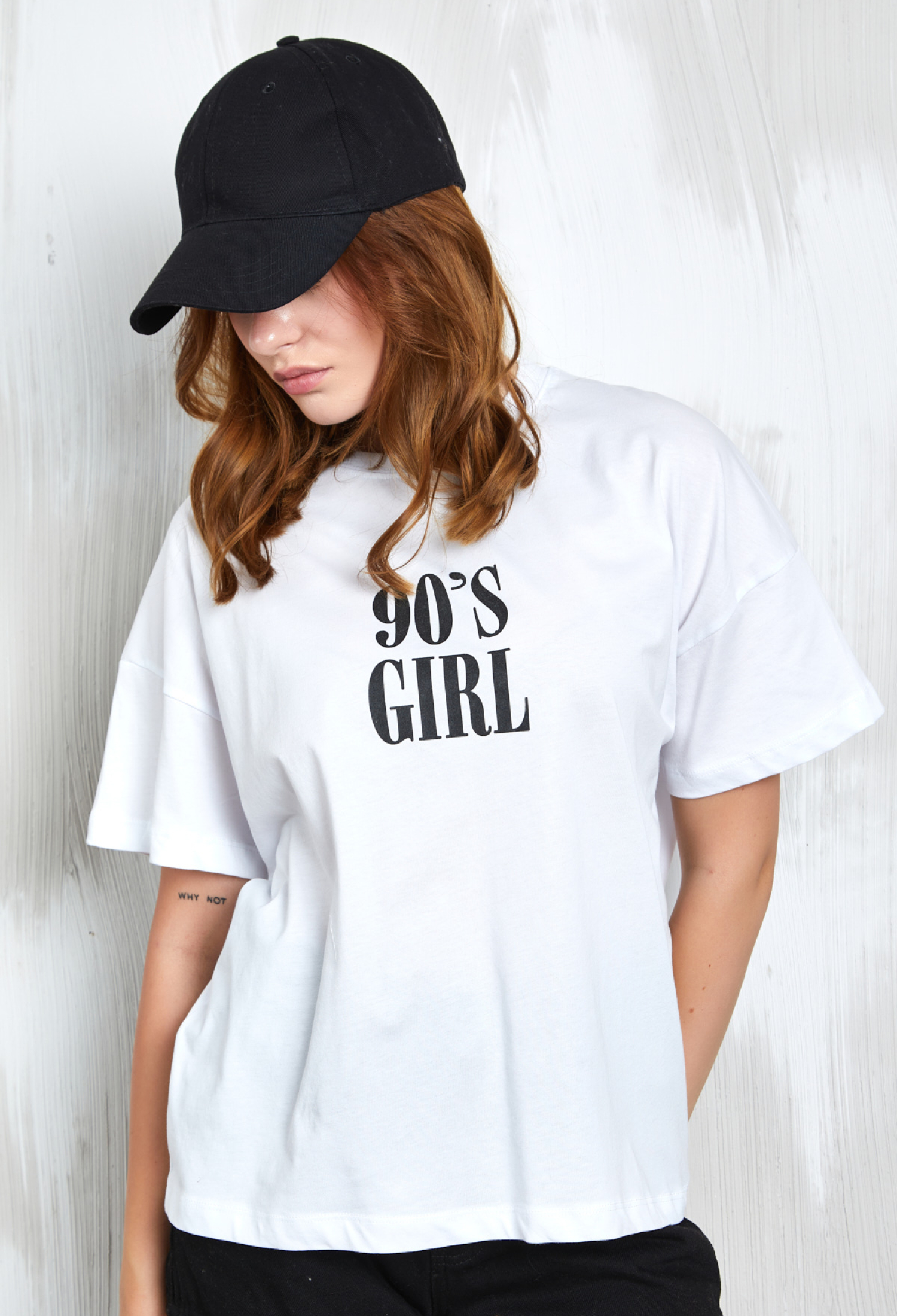 Printed Oversize T-shirt 27336 - Brand: First Angels - Women & Kids, Baby Clothes Wholesale - TheBS Women
