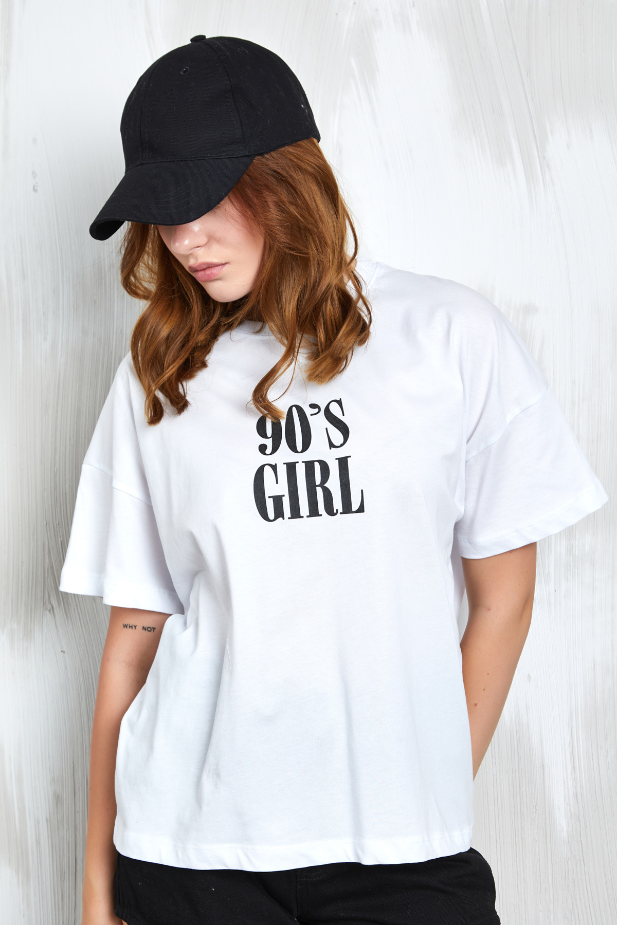 Printed Oversize T-shirt 27336 - Brand: First Angels - Women & Kids, Baby Clothes Wholesale - TheBS Women