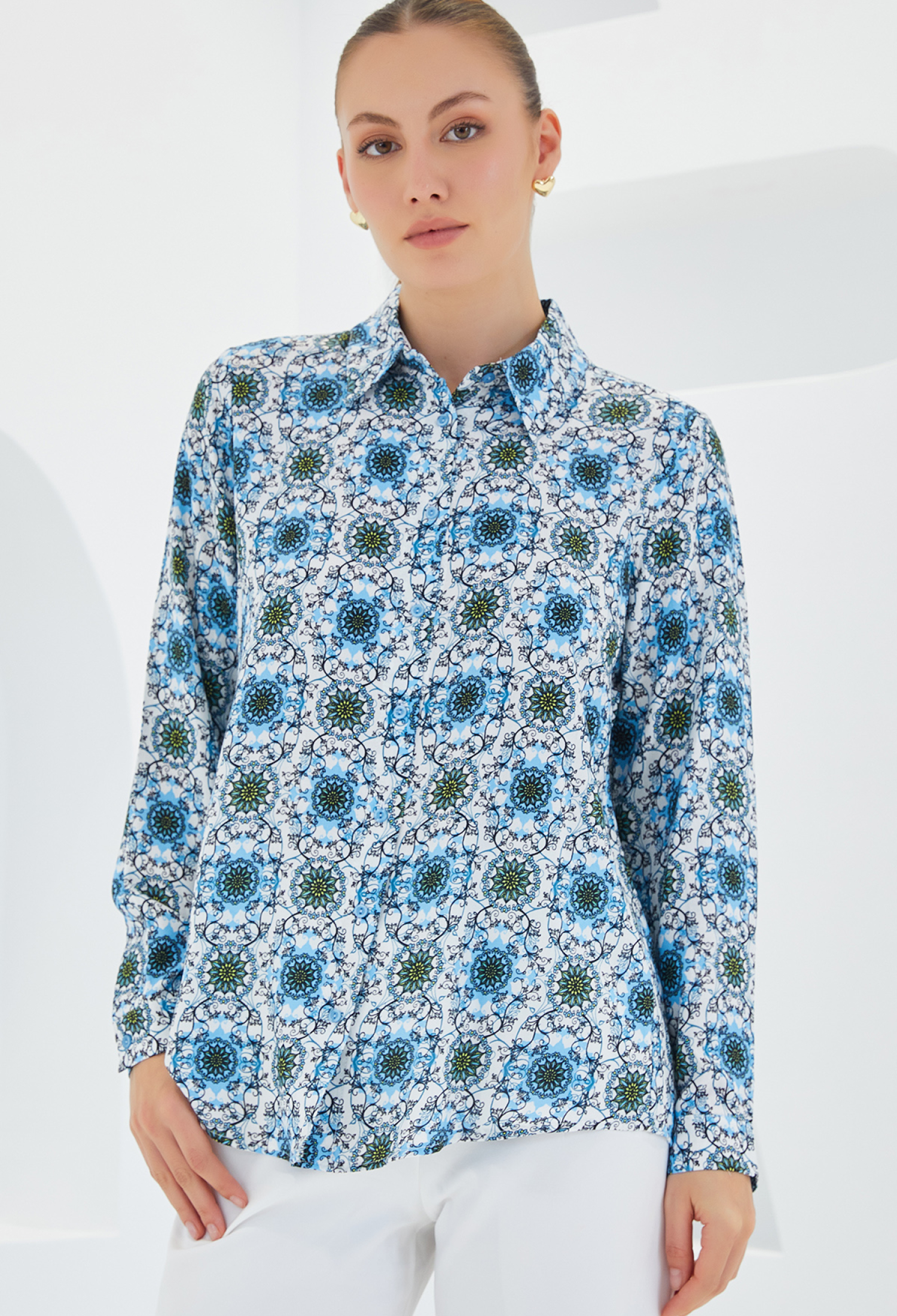 Graphic Patterned Shirt - Brand: Bigdart - Women & Kids, Baby Clothes Wholesale - TheBS Women