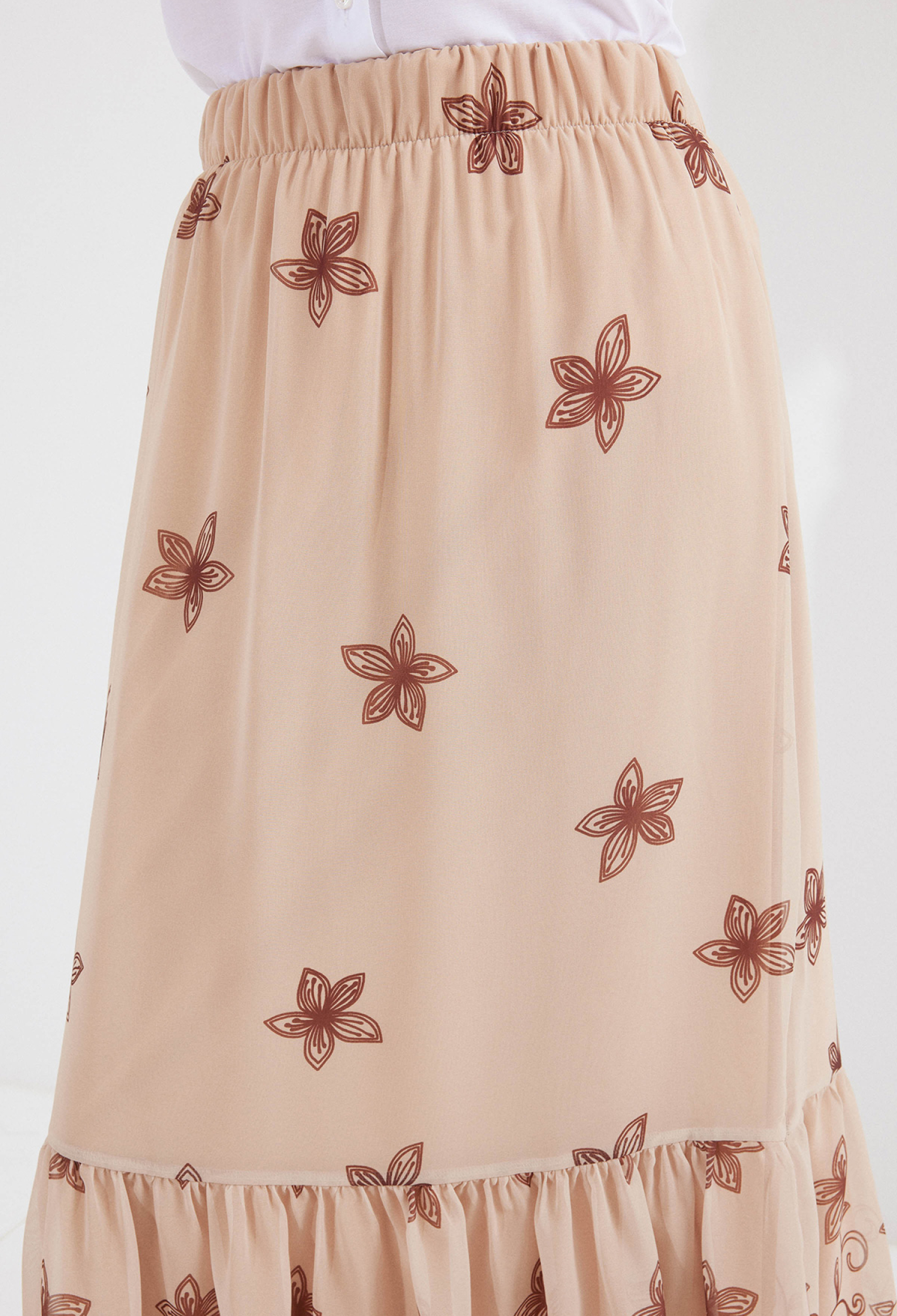 Patterned Chiffon Skirt - Brand: Bigdart - Women & Kids, Baby Clothes Wholesale - TheBS Women