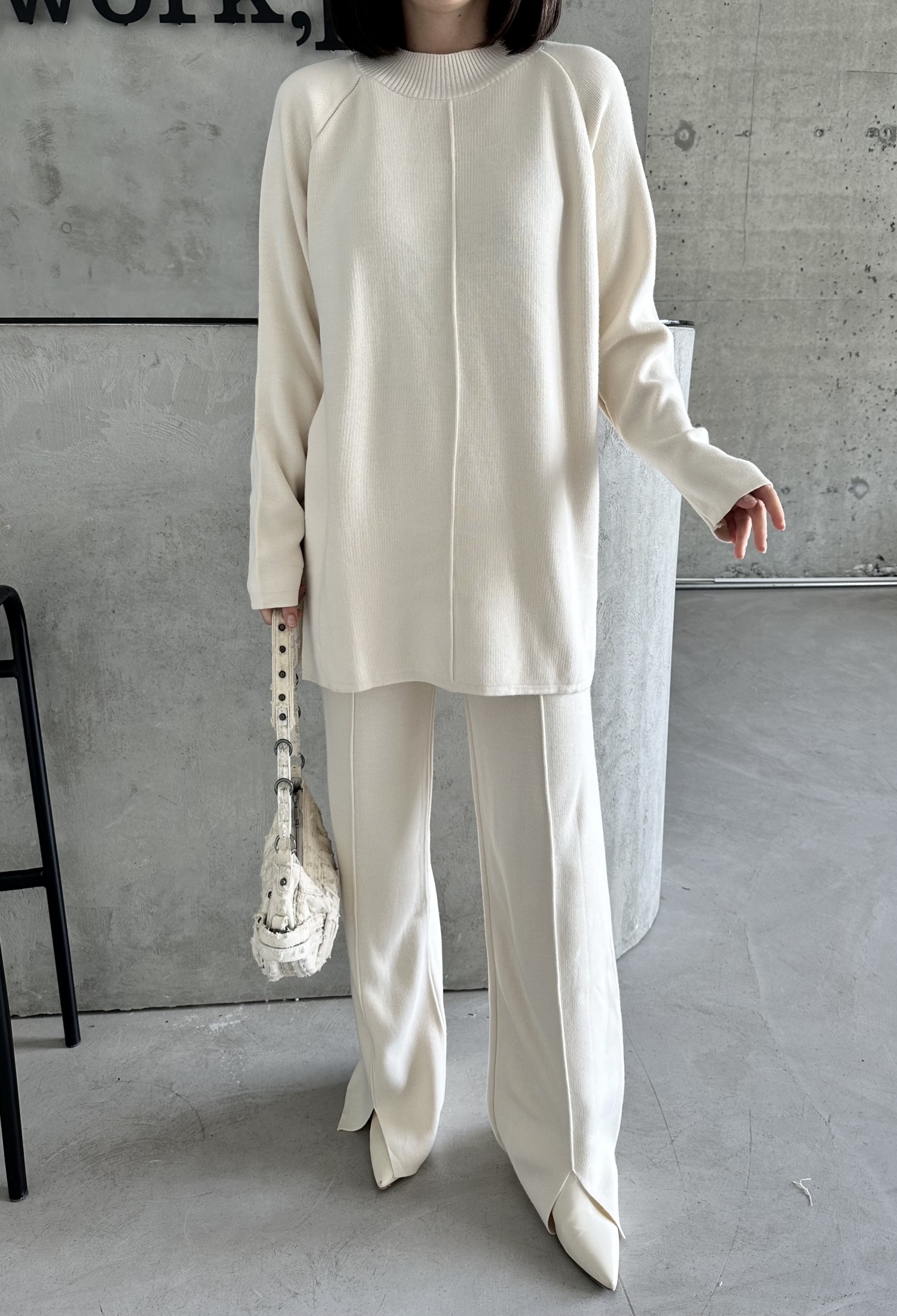 Slit And Ribbed Suit - Brand: My Fashion - Women & Kids, Baby Clothes Wholesale - TheBS Women