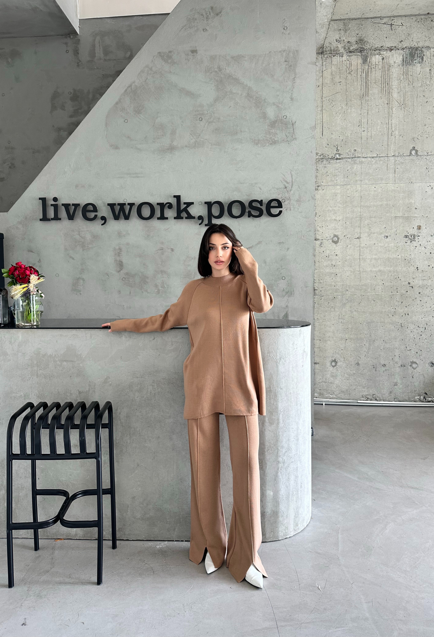 Slit And Ribbed Suit - Brand: My Fashion - Women & Kids, Baby Clothes Wholesale - TheBS Women