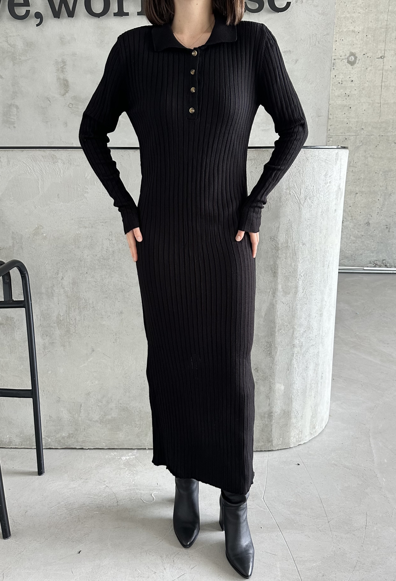 Polo Collar Buttoned Dress - Brand: My Fashion - Women & Kids, Baby Clothes Wholesale - TheBS Women