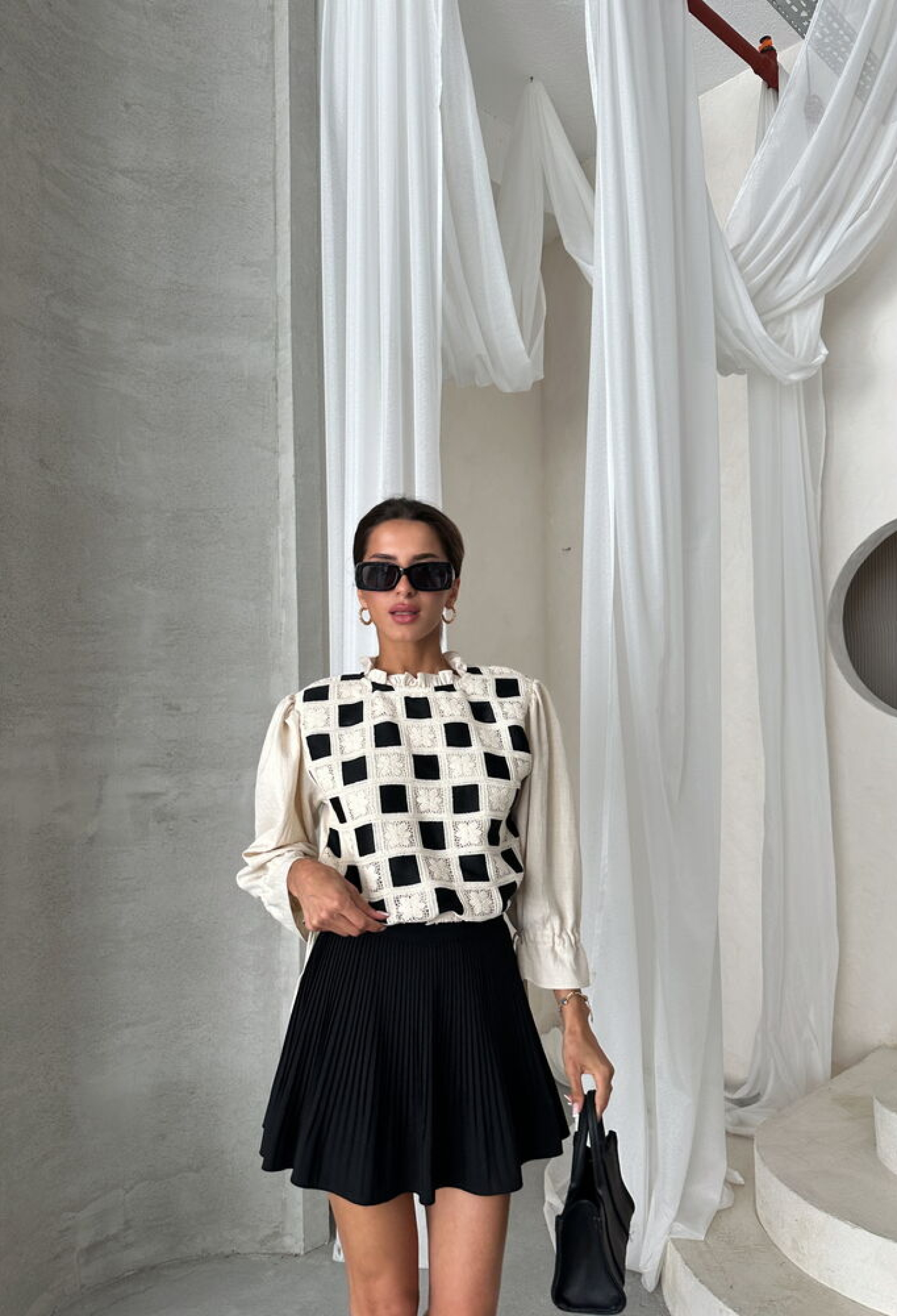 StoneLace Detailed Blouse - Brand: Topshow - Women & Kids, Baby Clothes Wholesale - TheBS Women