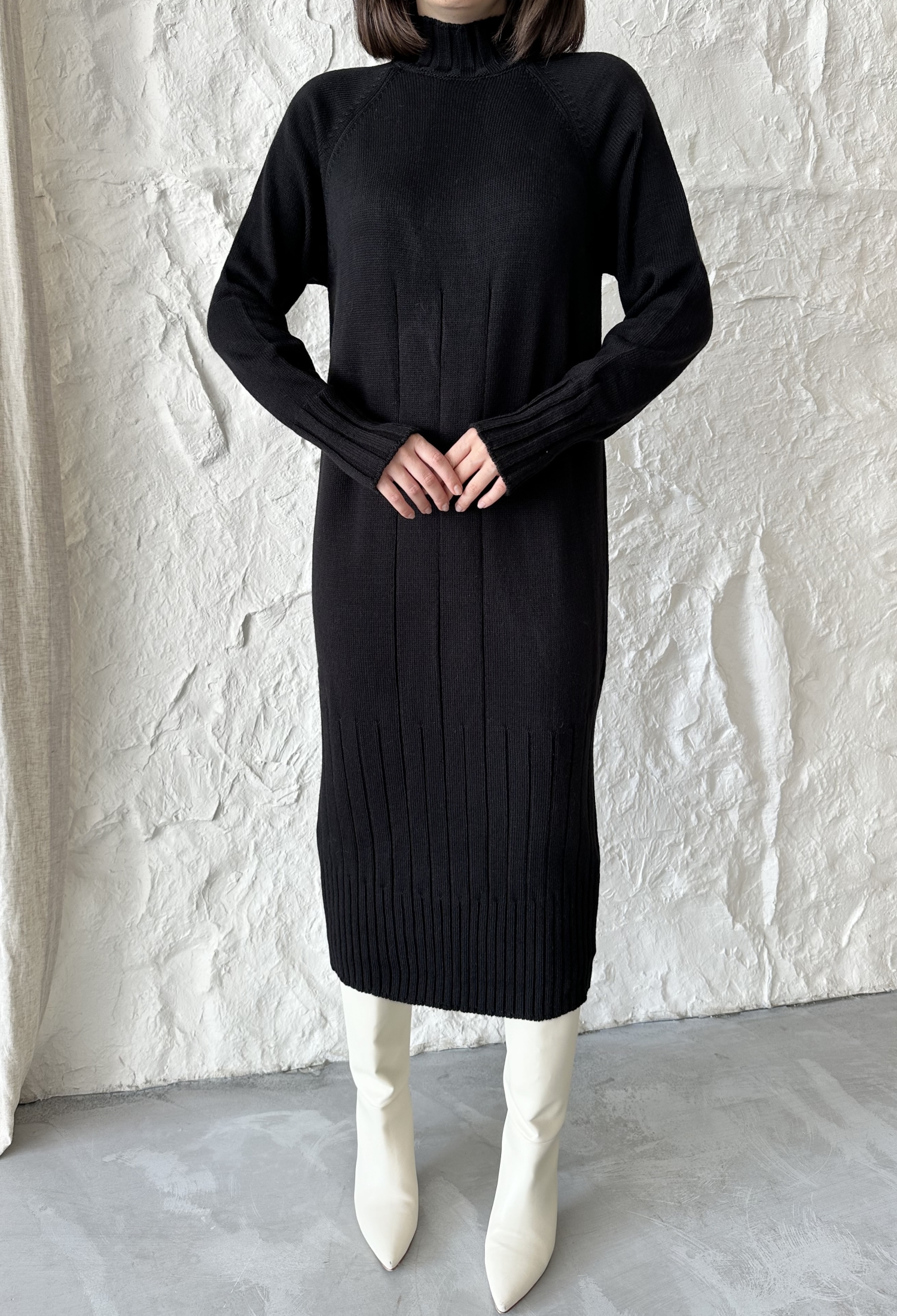 Mixed Ribbed Dress - Brand: My Fashion - Women & Kids, Baby Clothes Wholesale - TheBS Women