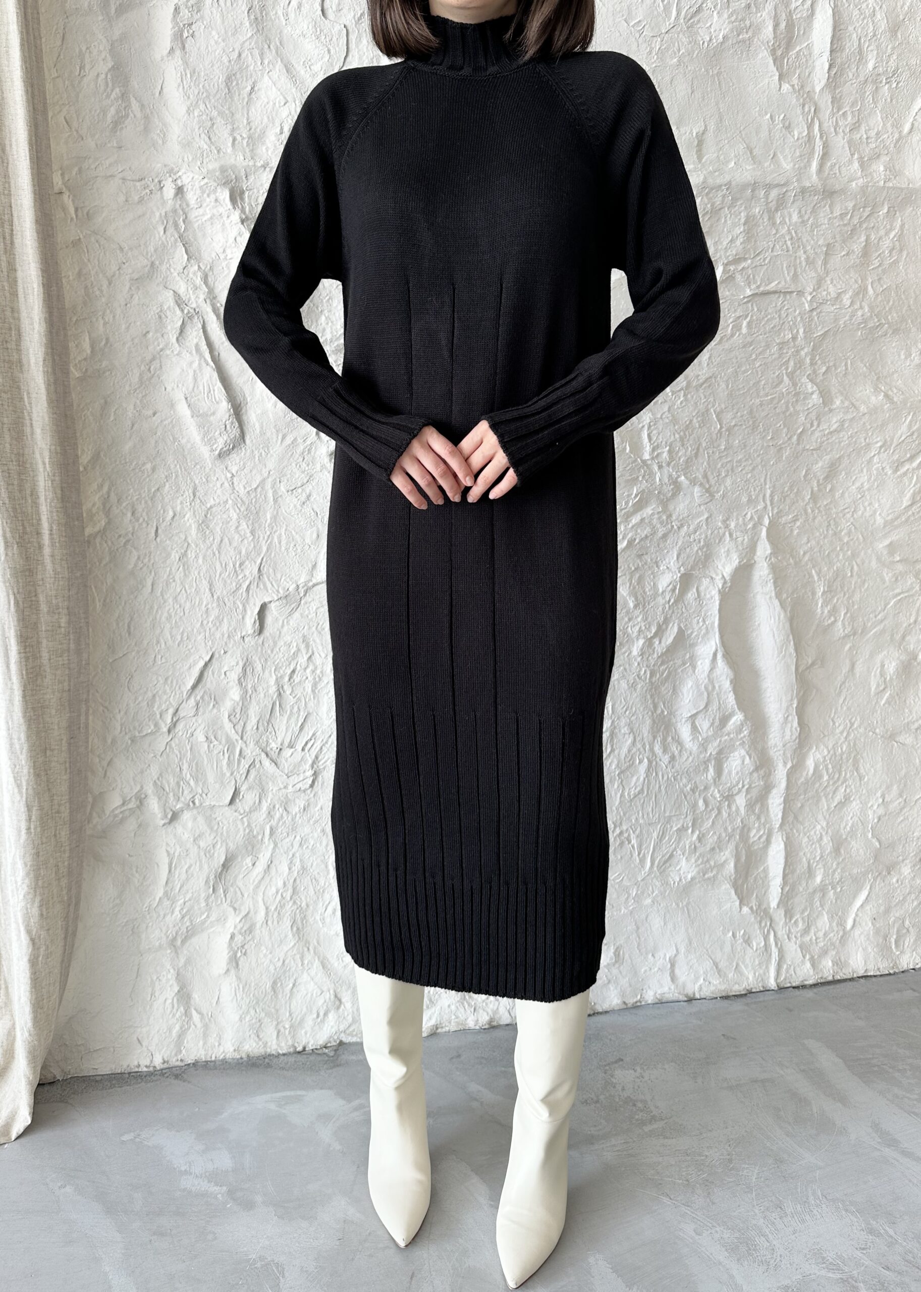 Mixed Ribbed Dress - Brand: My Fashion - Women & Kids, Baby Clothes Wholesale - TheBS Women