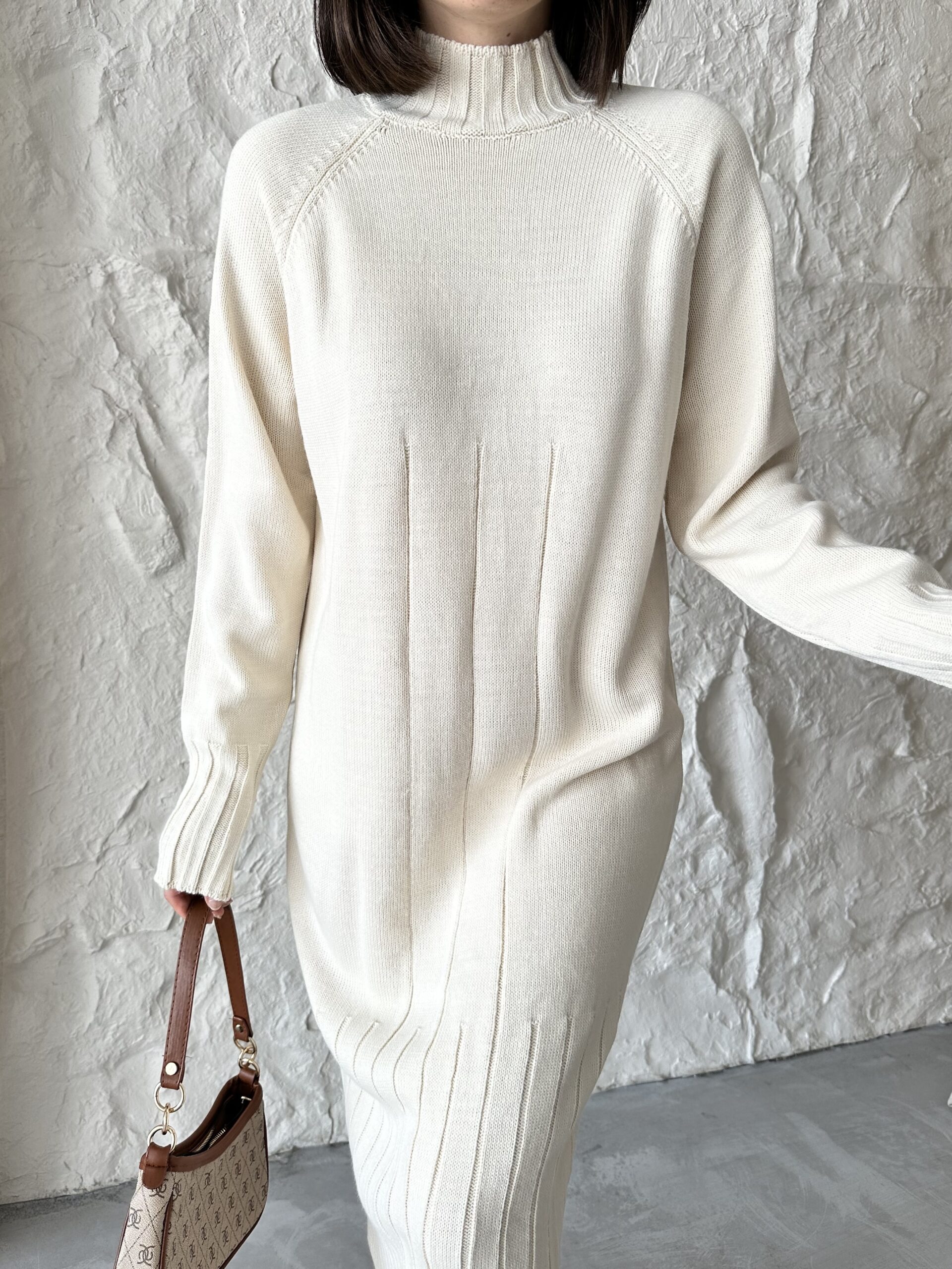 Mixed Ribbed Dress – Brand: My Fashion – Women & Kids, Baby Clothes Wholesale – TheBS Women