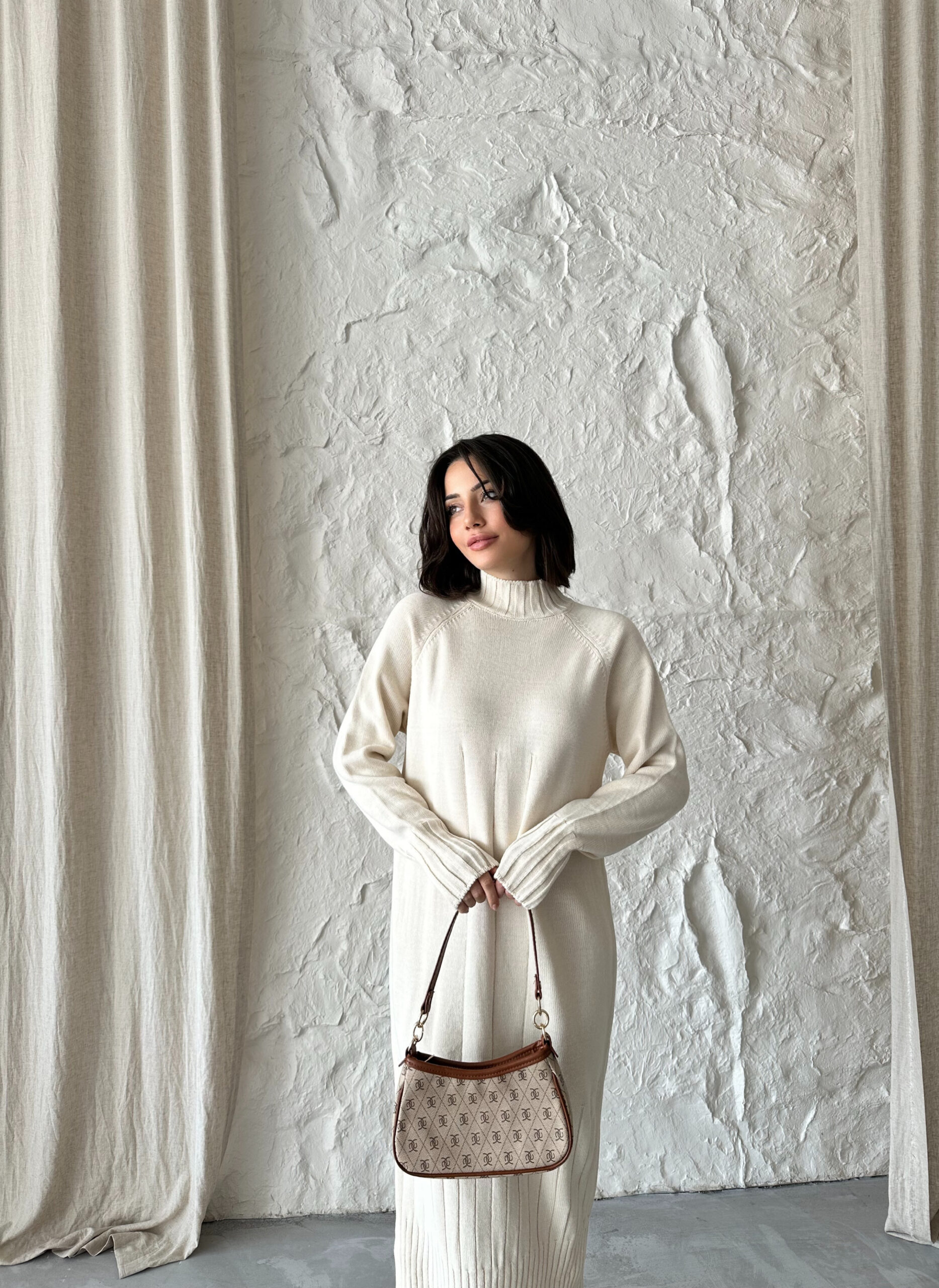 Mixed Ribbed Dress – Brand: My Fashion – Women & Kids, Baby Clothes Wholesale – TheBS Women