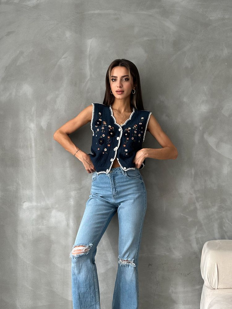 Embroidered Vest - Brand: Topshow - Women & Kids, Baby Clothes Wholesale - TheBS Women