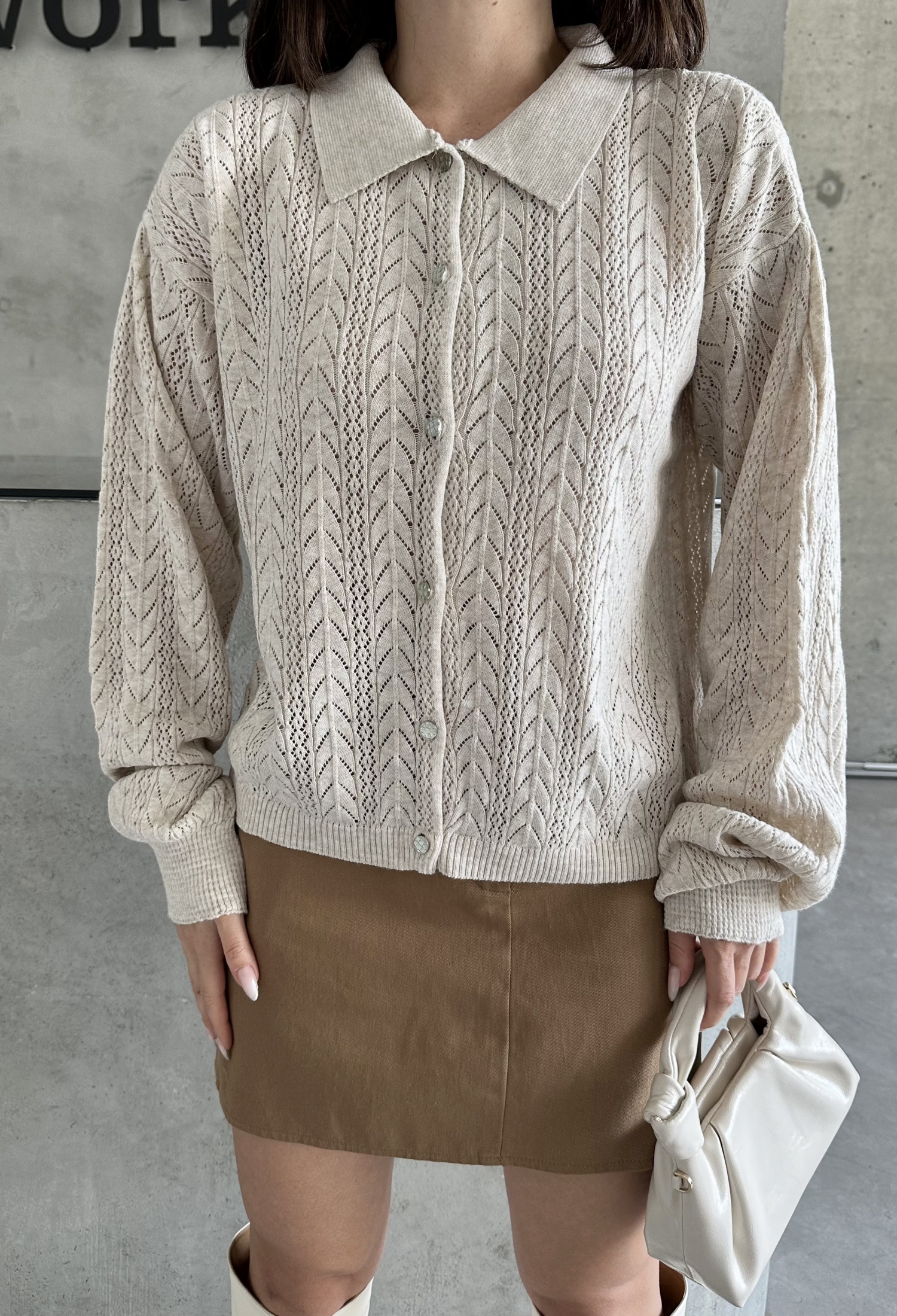 Arrow Pattern Buttoned Cardigan - Brand: My Fashion - Women & Kids, Baby Clothes Wholesale - TheBS Women