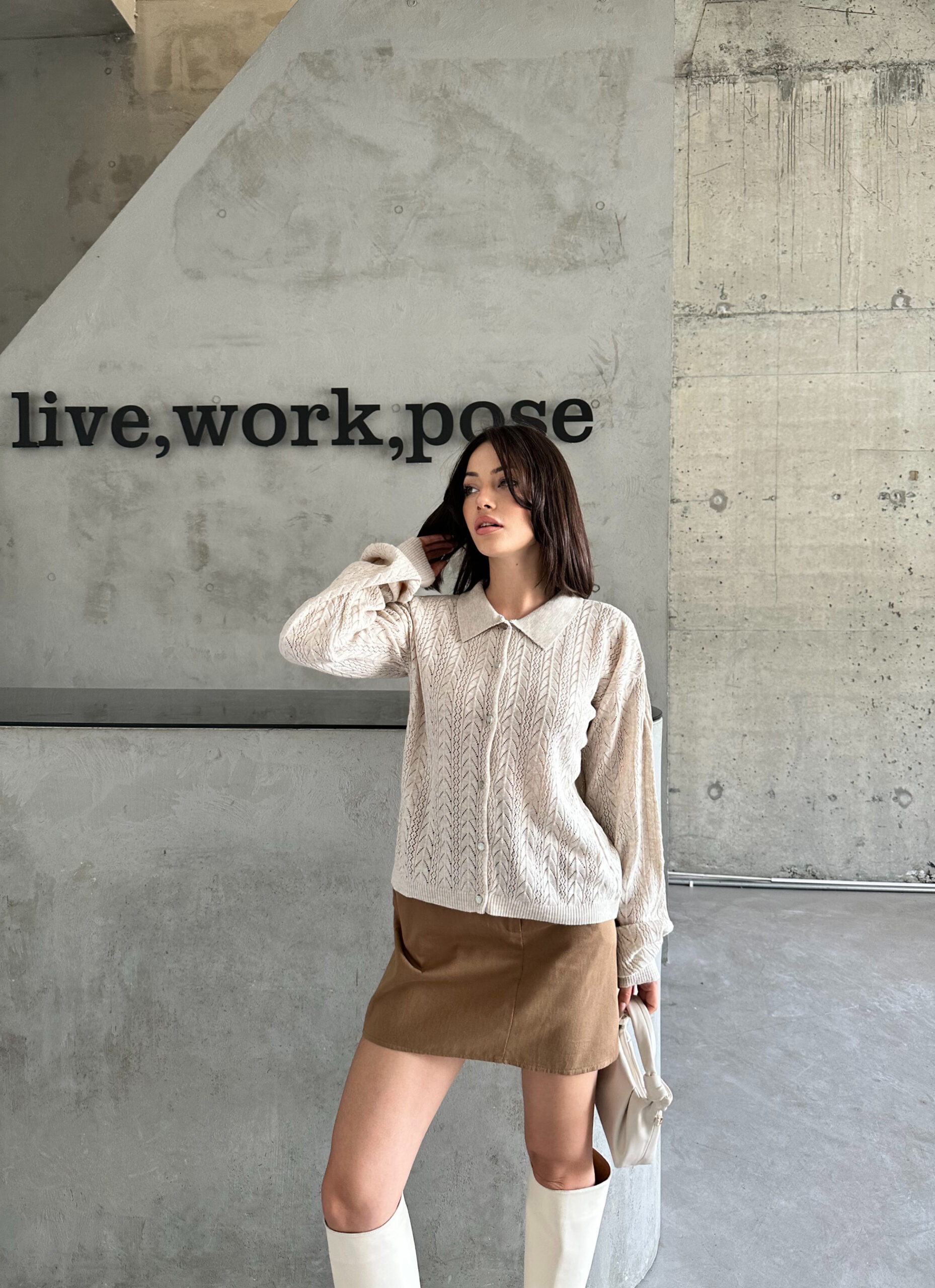 Arrow Pattern Buttoned Cardigan – Brand: My Fashion – Women & Kids, Baby Clothes Wholesale – TheBS Women