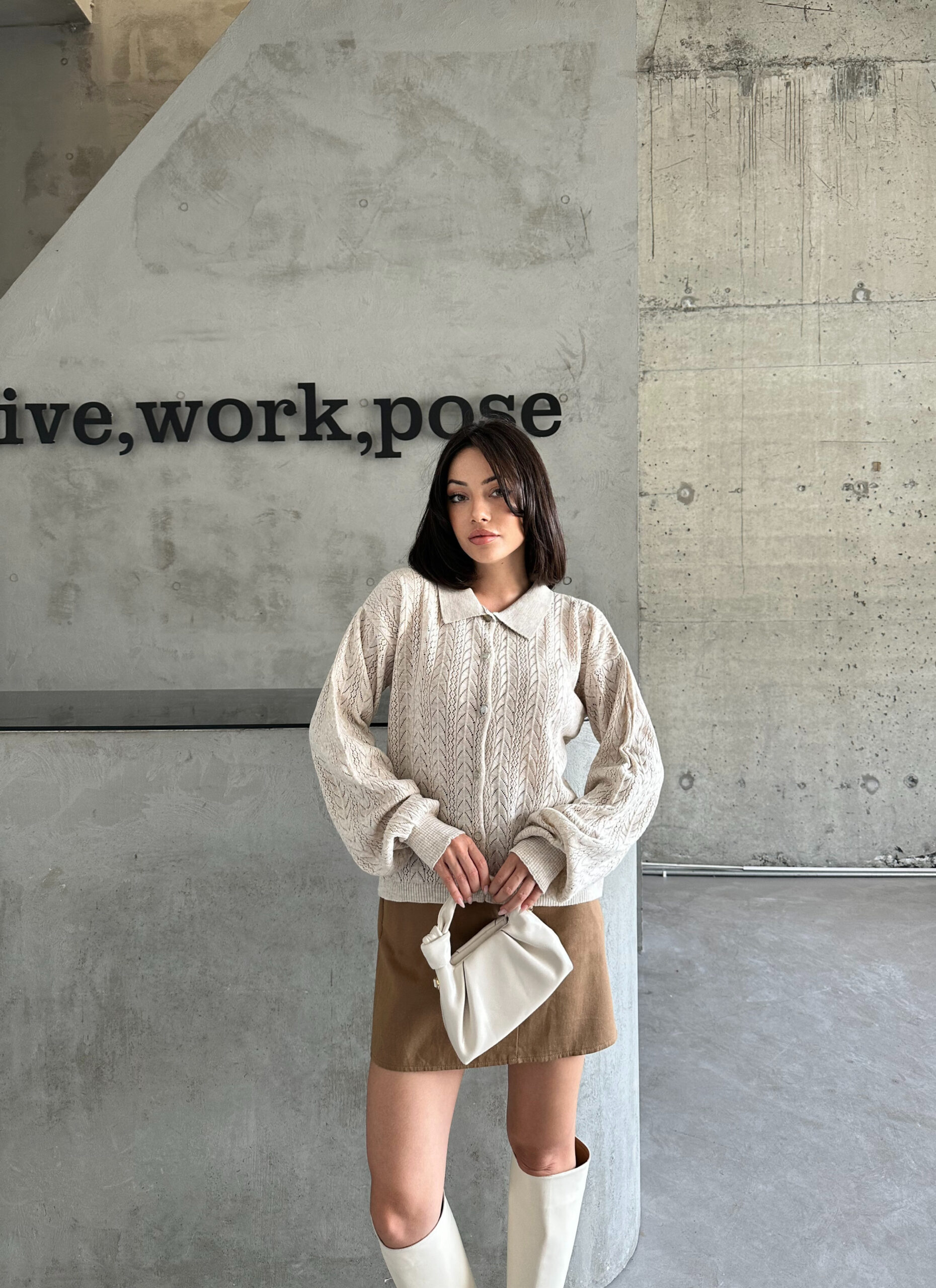 Arrow Pattern Buttoned Cardigan – Brand: My Fashion – Women & Kids, Baby Clothes Wholesale – TheBS Women