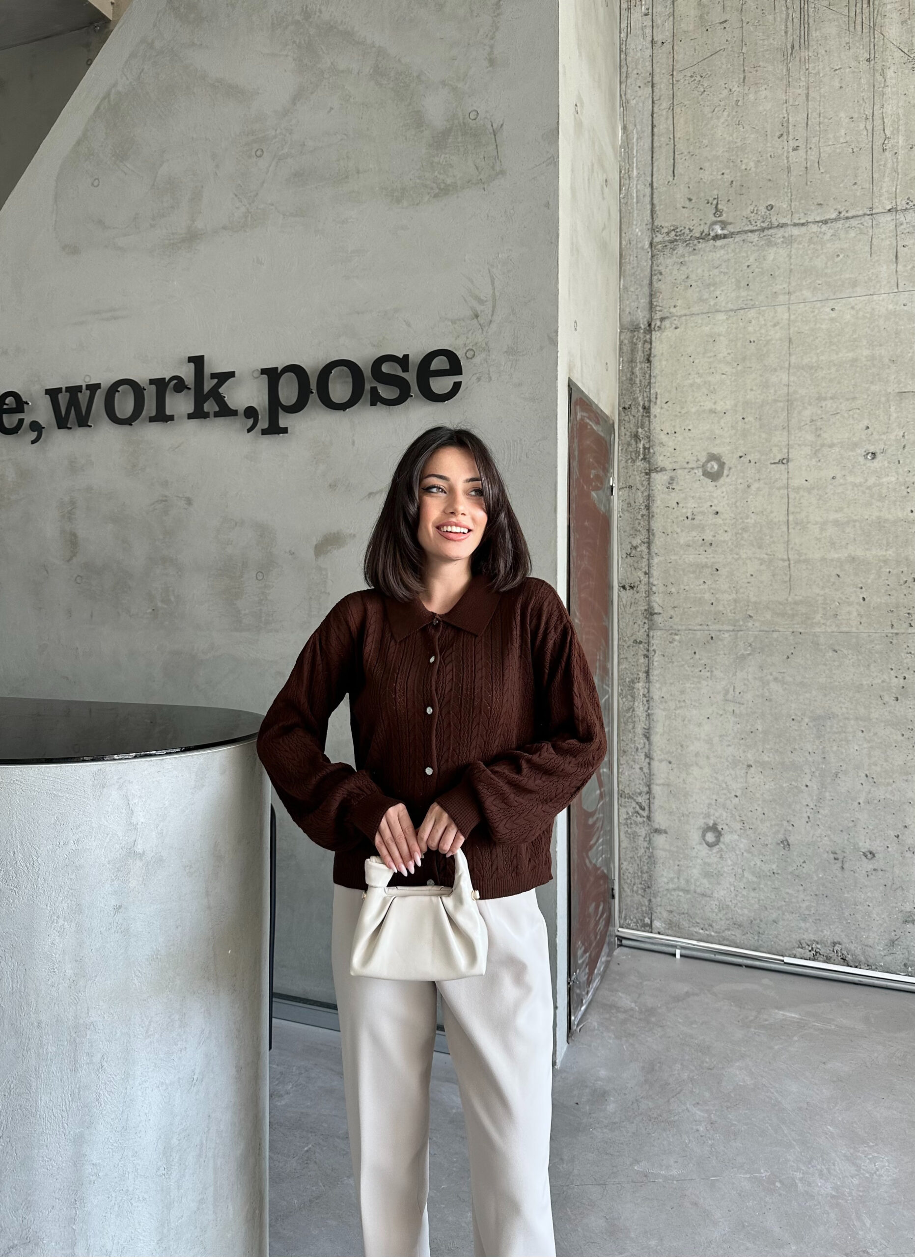 Arrow Pattern Buttoned Cardigan – Brand: My Fashion – Women & Kids, Baby Clothes Wholesale – TheBS Women