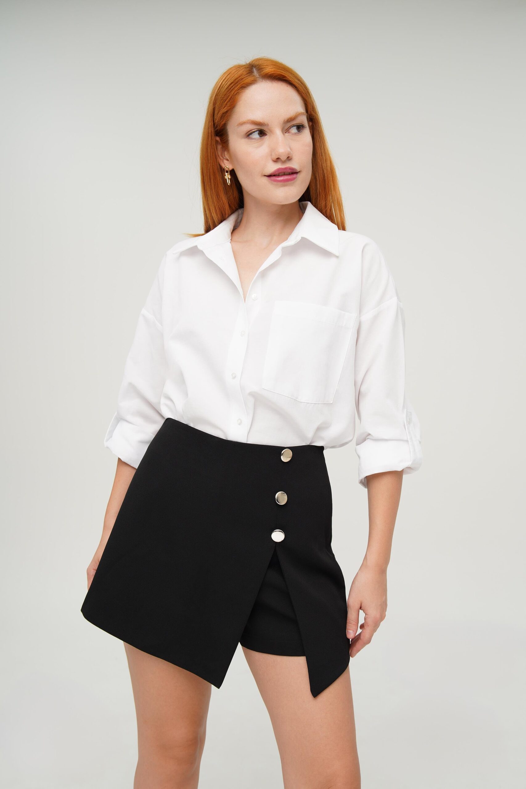 Single Pocket Wholesale Ecru Shirt – Brand: Lustrin – Women & Kids, Baby Clothes Wholesale – TheBS Women