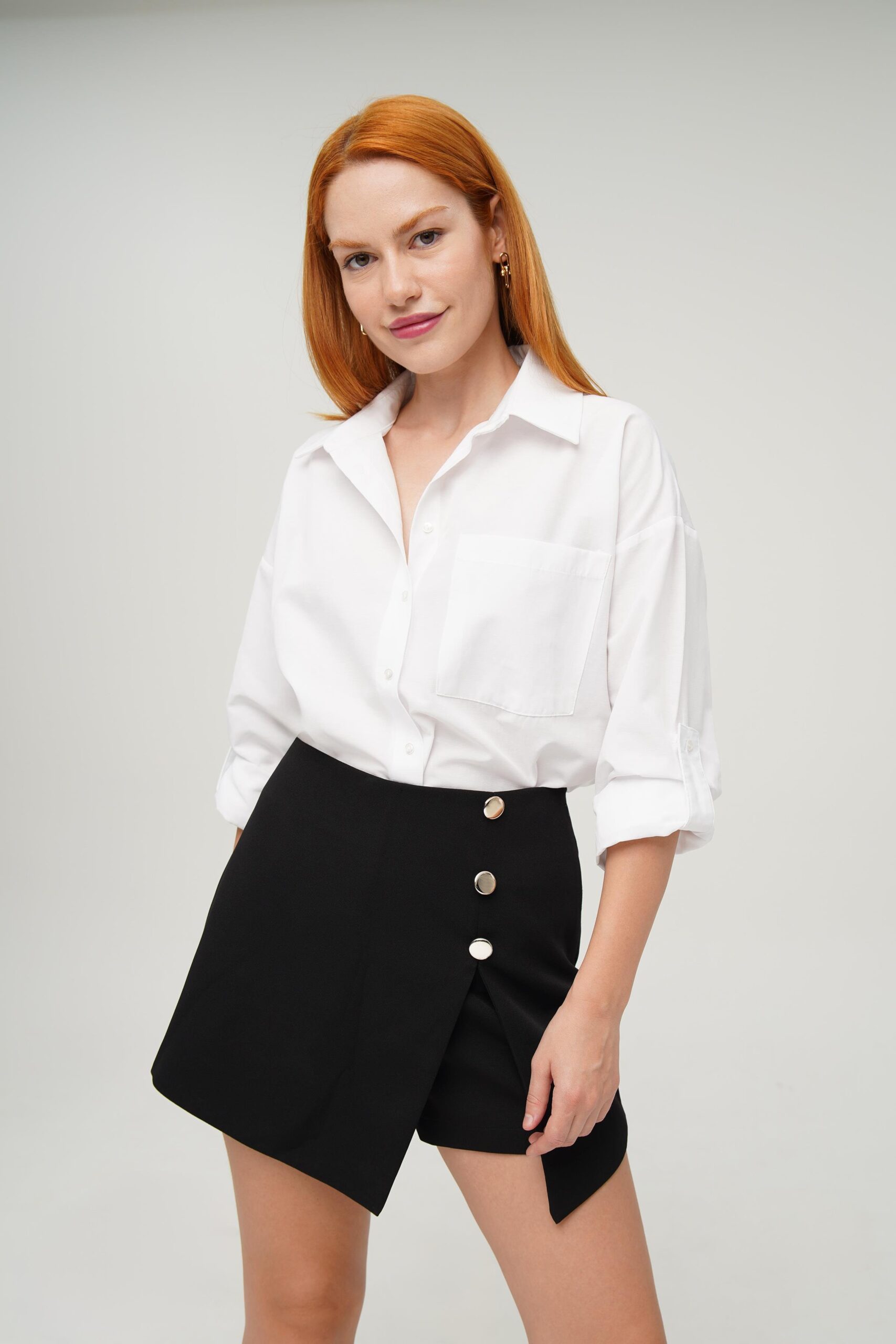 Single Pocket Wholesale Ecru Shirt – Brand: Lustrin – Women & Kids, Baby Clothes Wholesale – TheBS Women