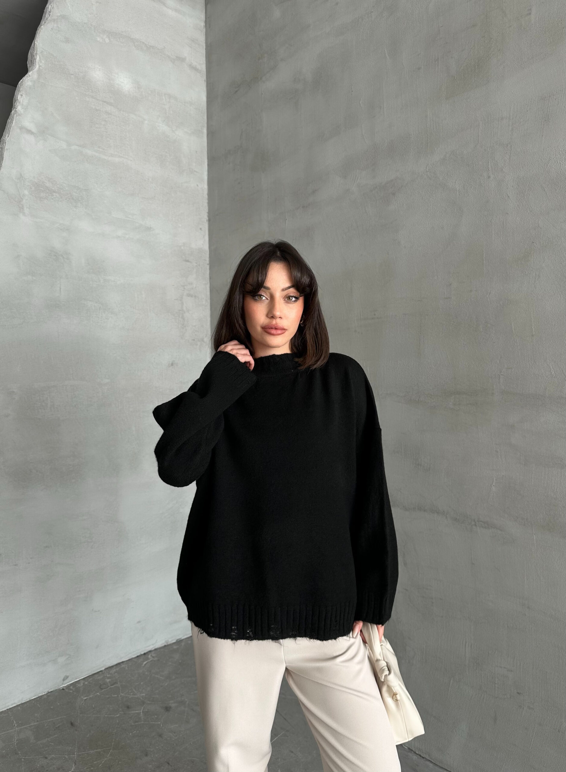 Raised Hole Sweater – Brand: My Fashion – Women & Kids, Baby Clothes Wholesale – TheBS Women