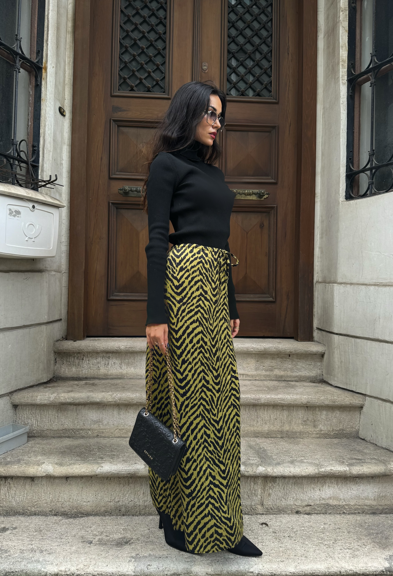 OilFloss Satin Printed Skirt - Brand: First Angels - Women & Kids, Baby Clothes Wholesale - TheBS Women